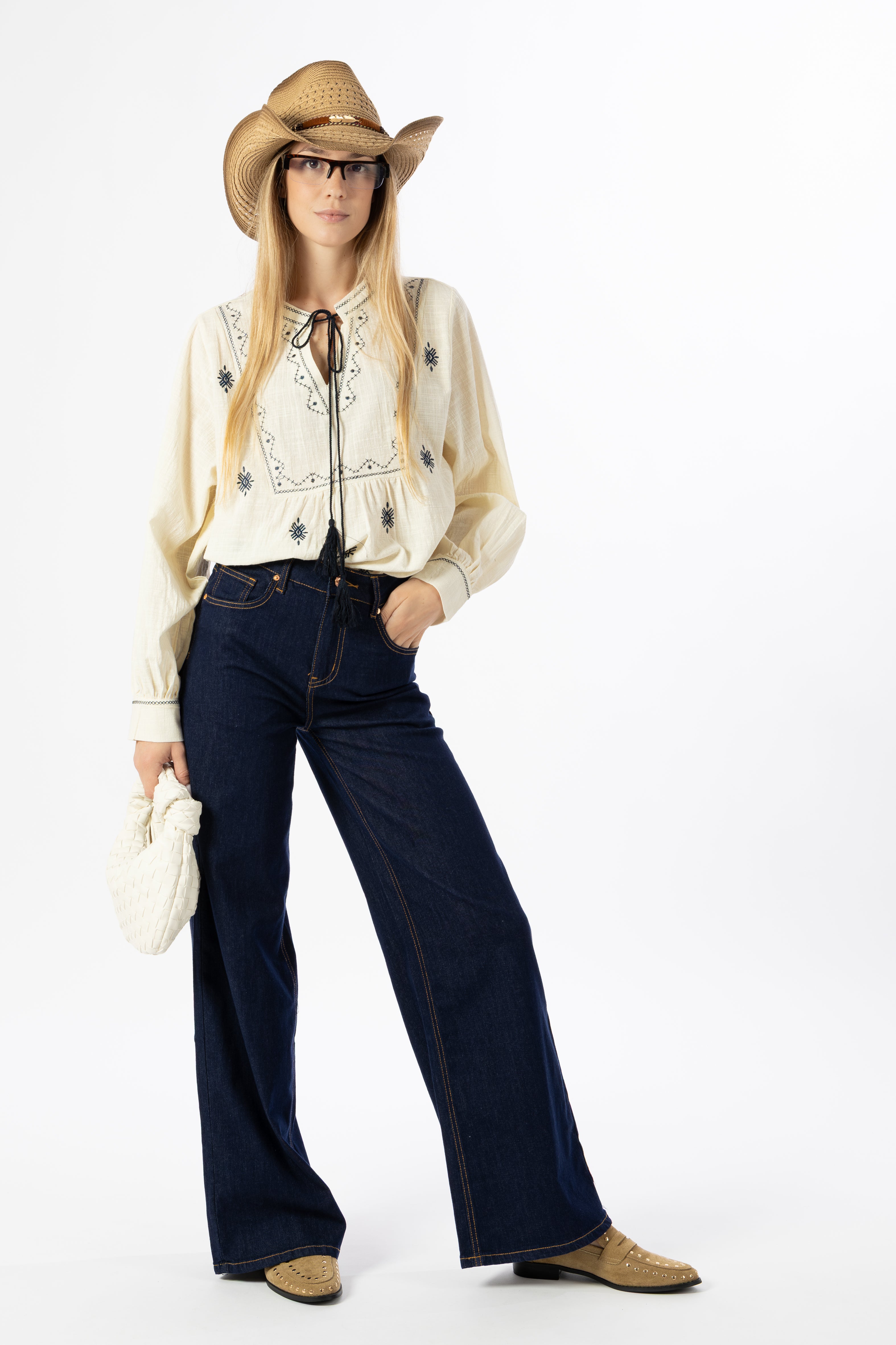 Jeans denim scuro leggero