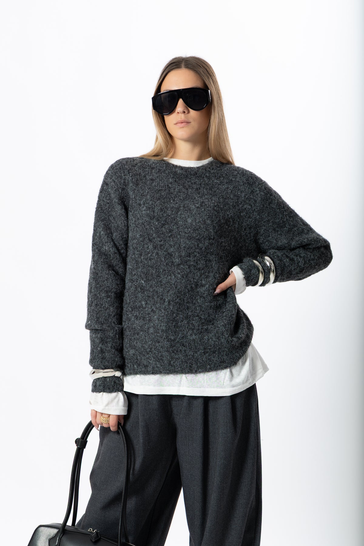 Pullover alpaca antracite