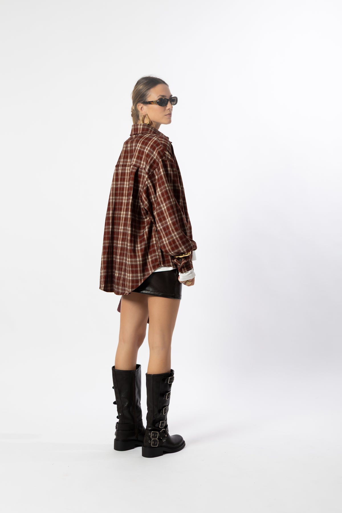 Camicia tartan paprika