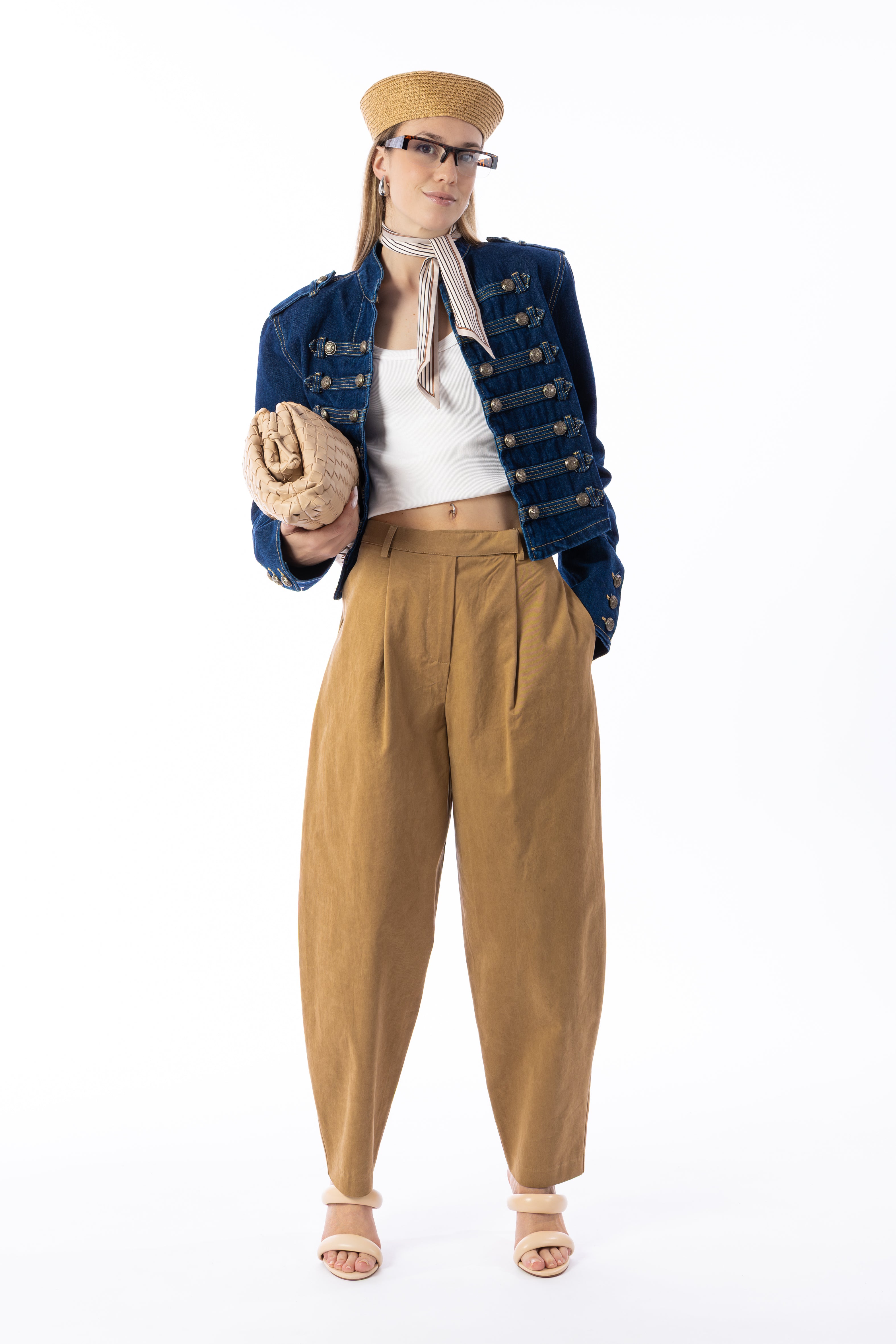 Pantalone balloon biscotto