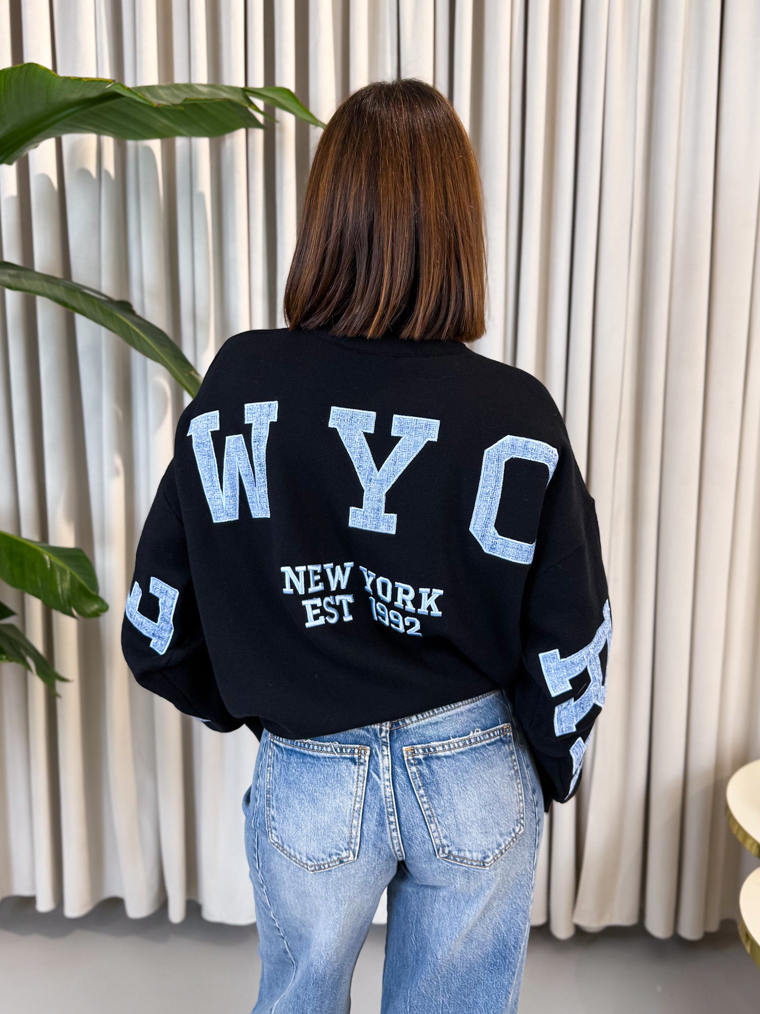 Pullover NY nero