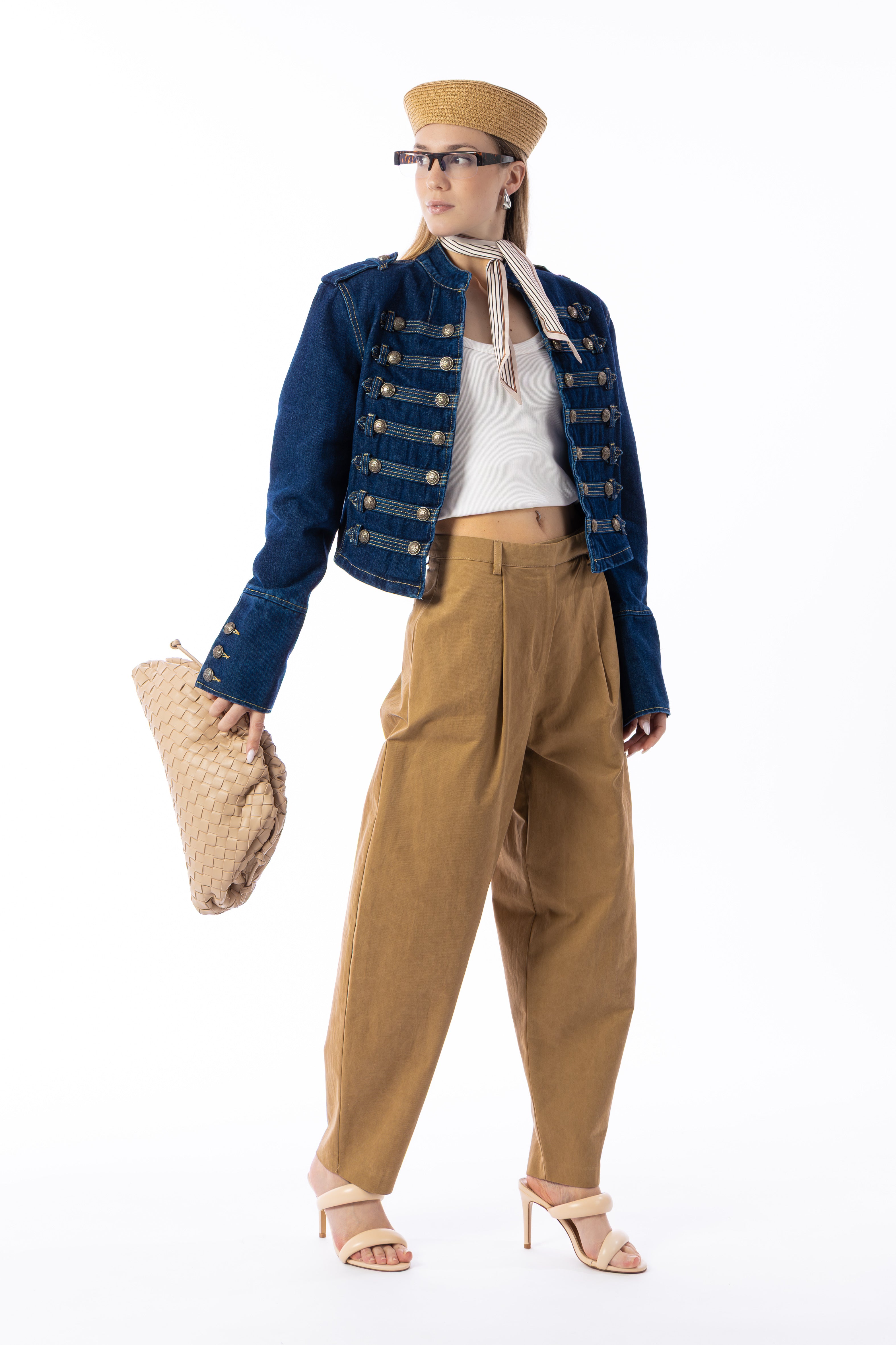 Pantalone balloon biscotto