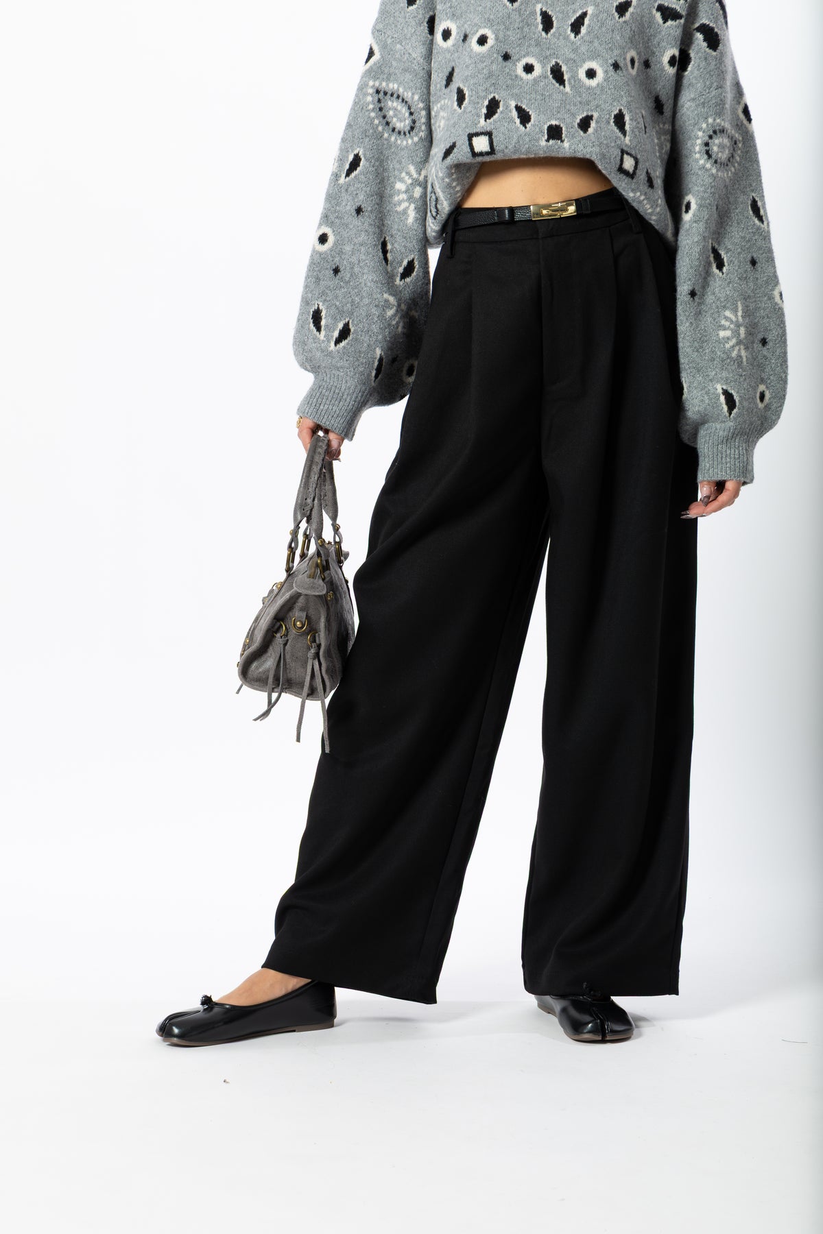 Pantalone sartoriale balloon nero