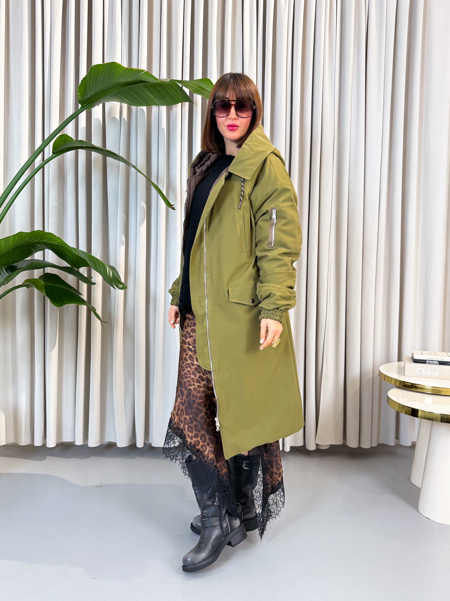 Parka verde militare