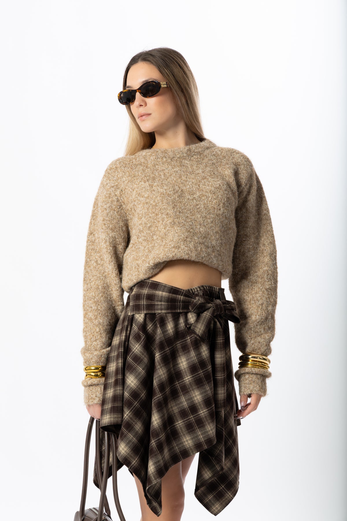 Pullover alpaca biscotto