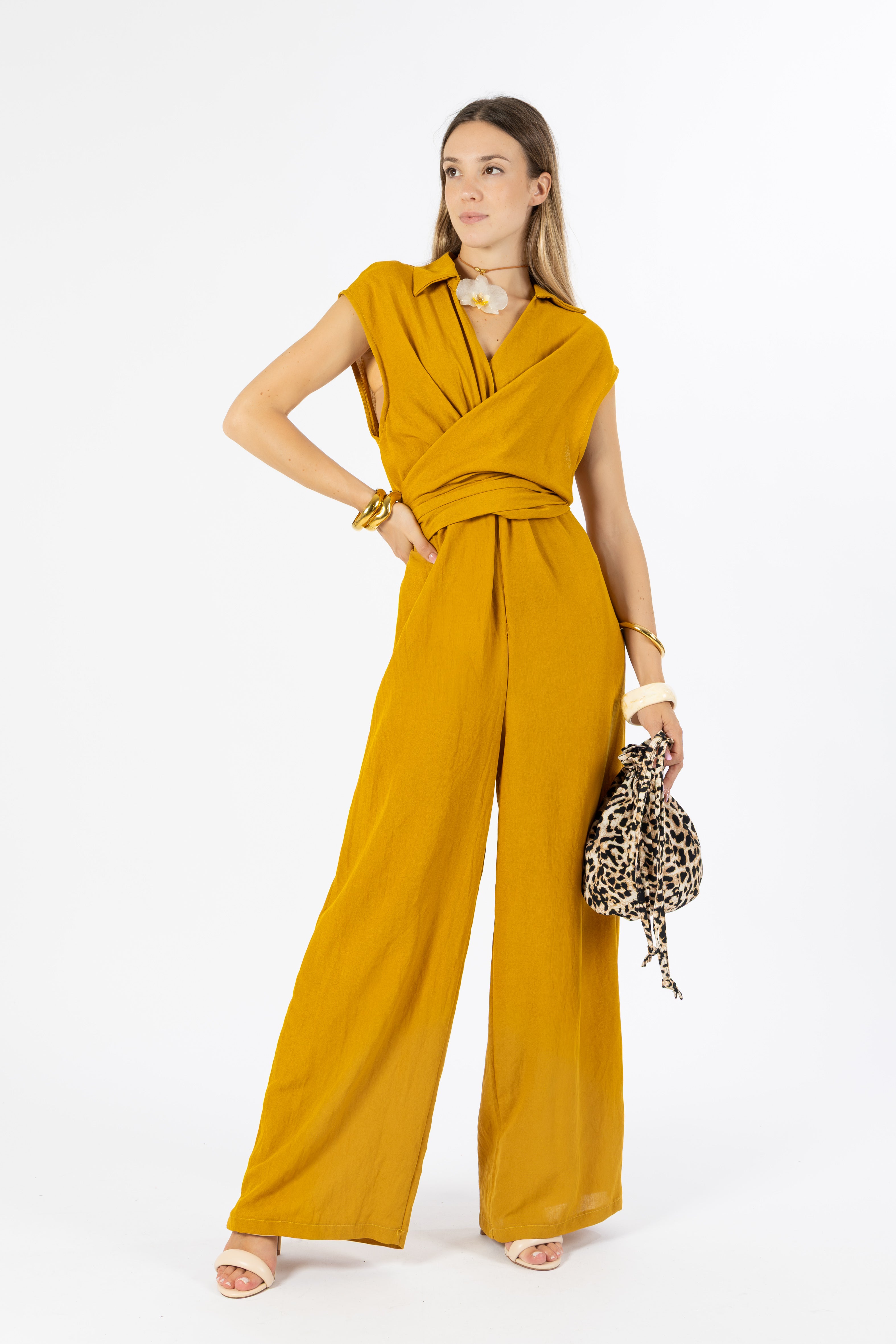 Jumpsuit senape