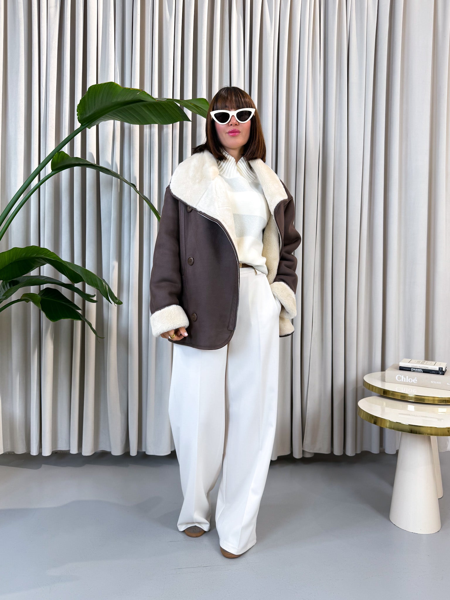 Eco montone cioccolato