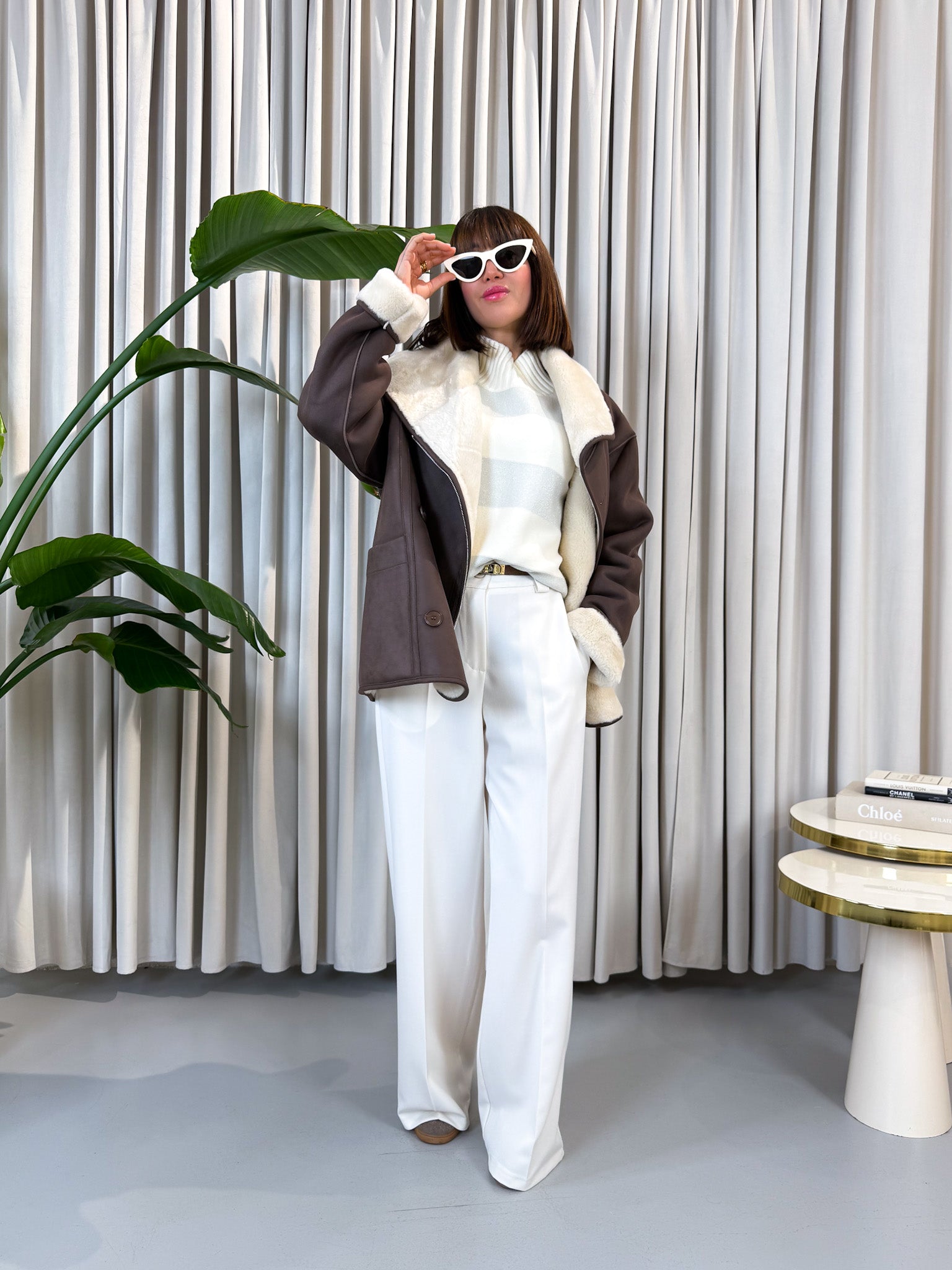 Eco montone cioccolato