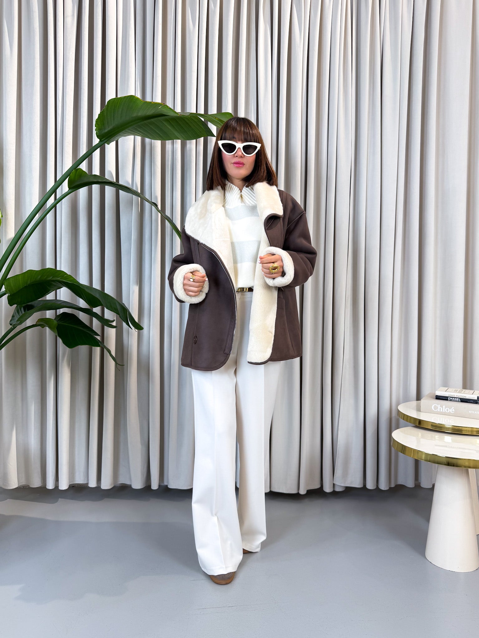 Eco montone cioccolato