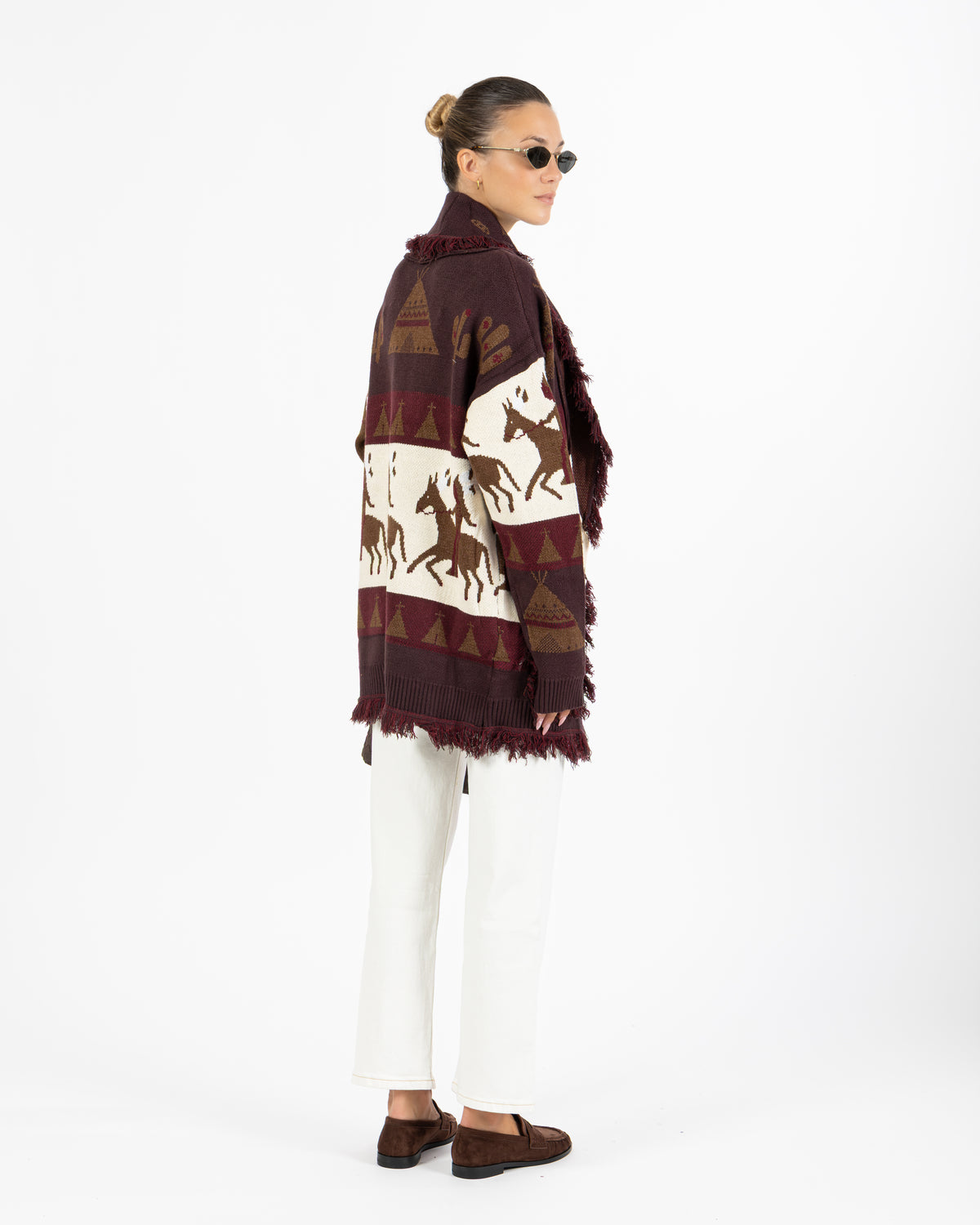 Cardigan Nevada bordeaux