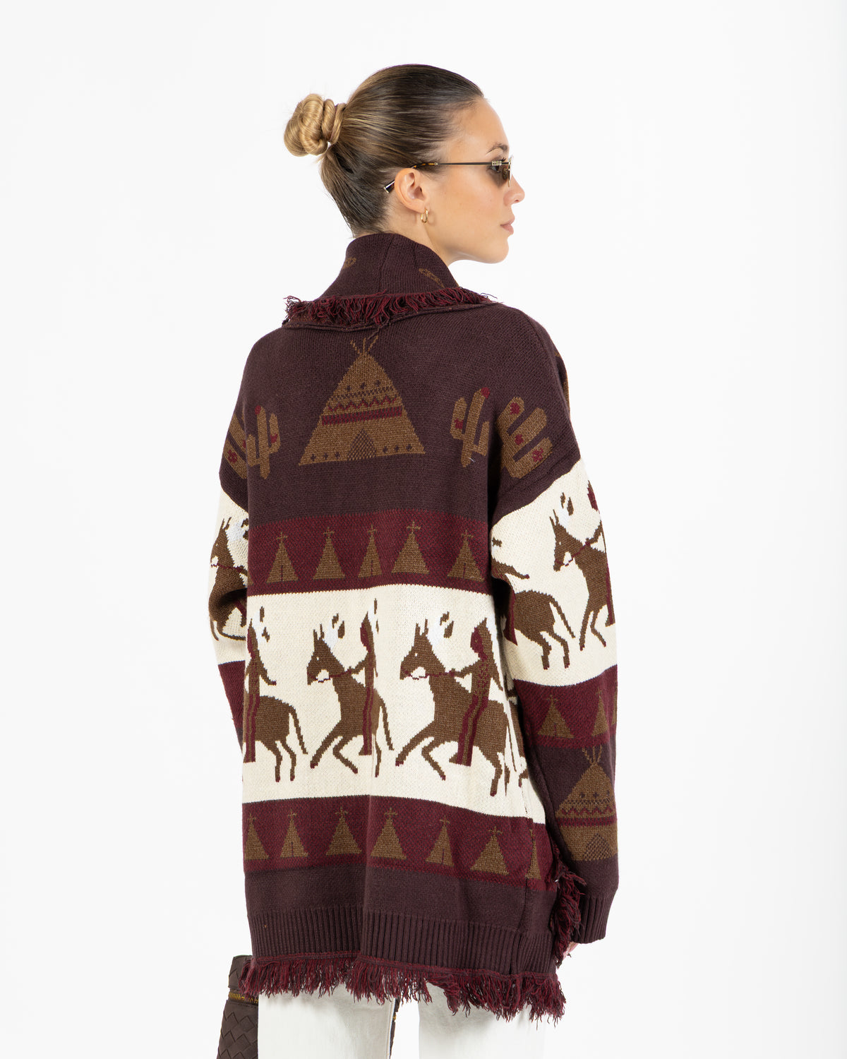 Cardigan Nevada bordeaux