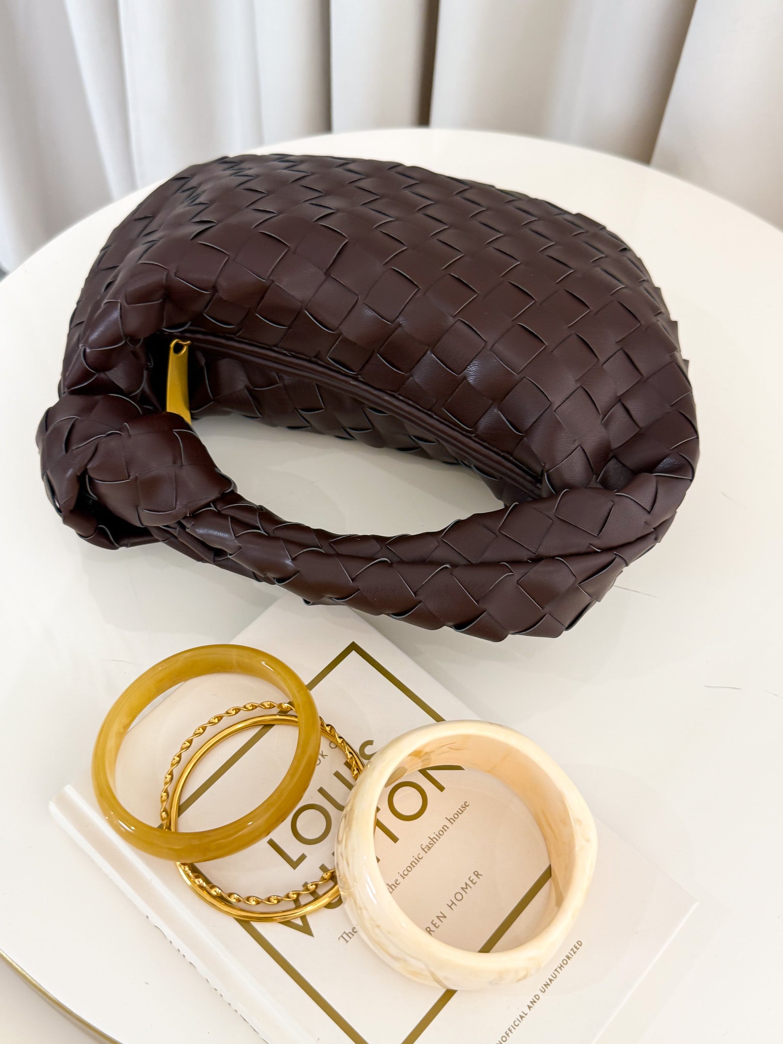 Borsa Tess mini intrecciata