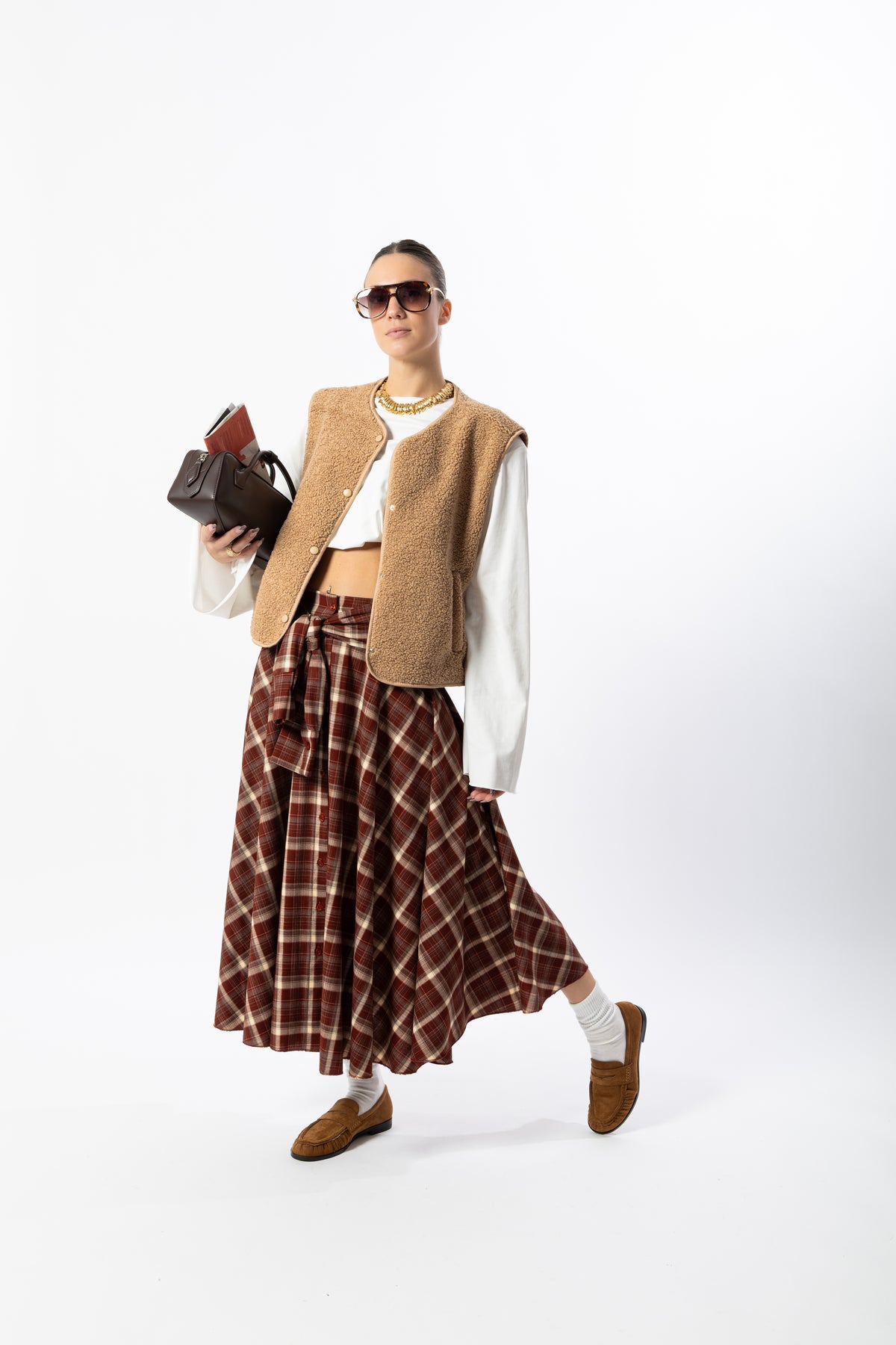 Gilet Teddy biscotto