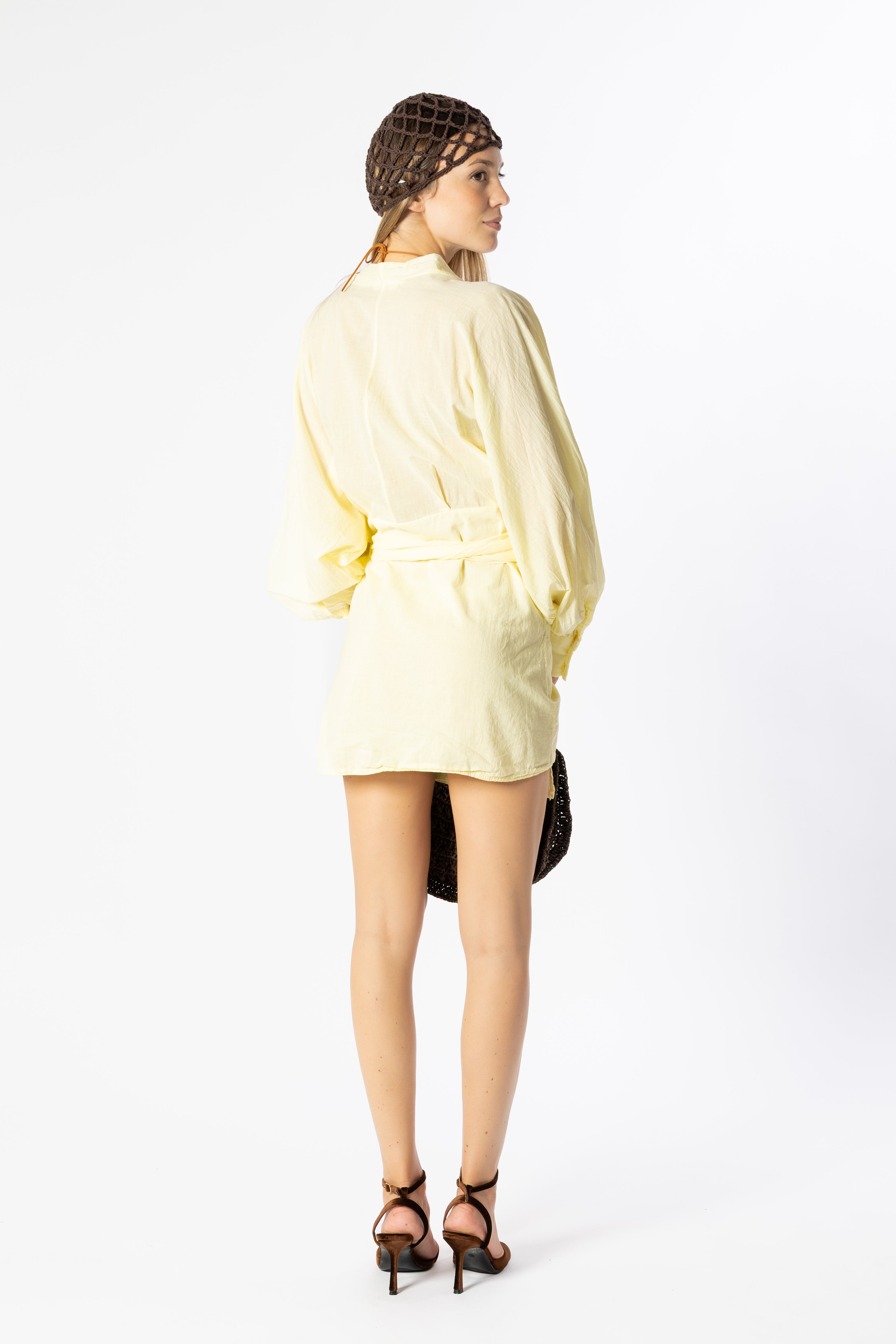 Mini dress giallo