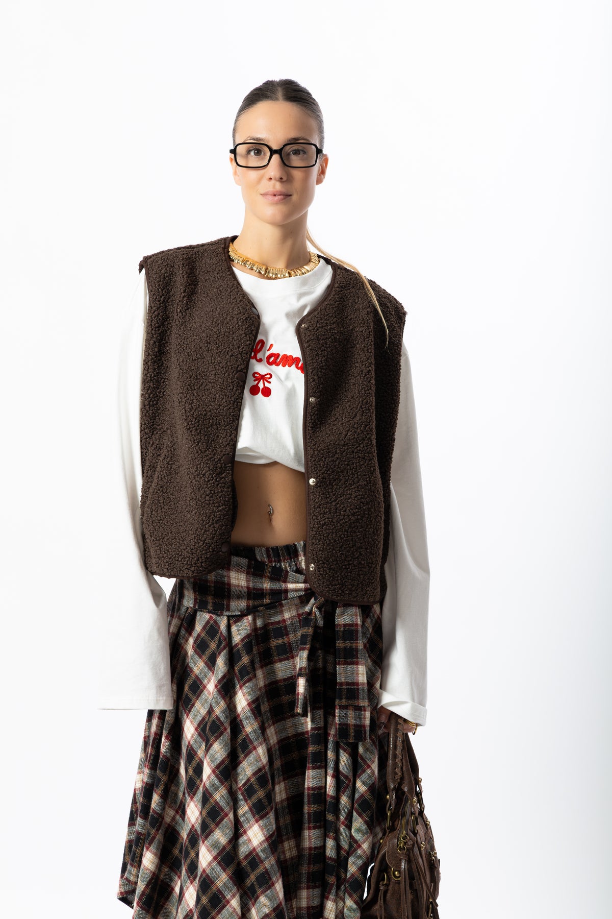 Gilet Teddy cioccolato
