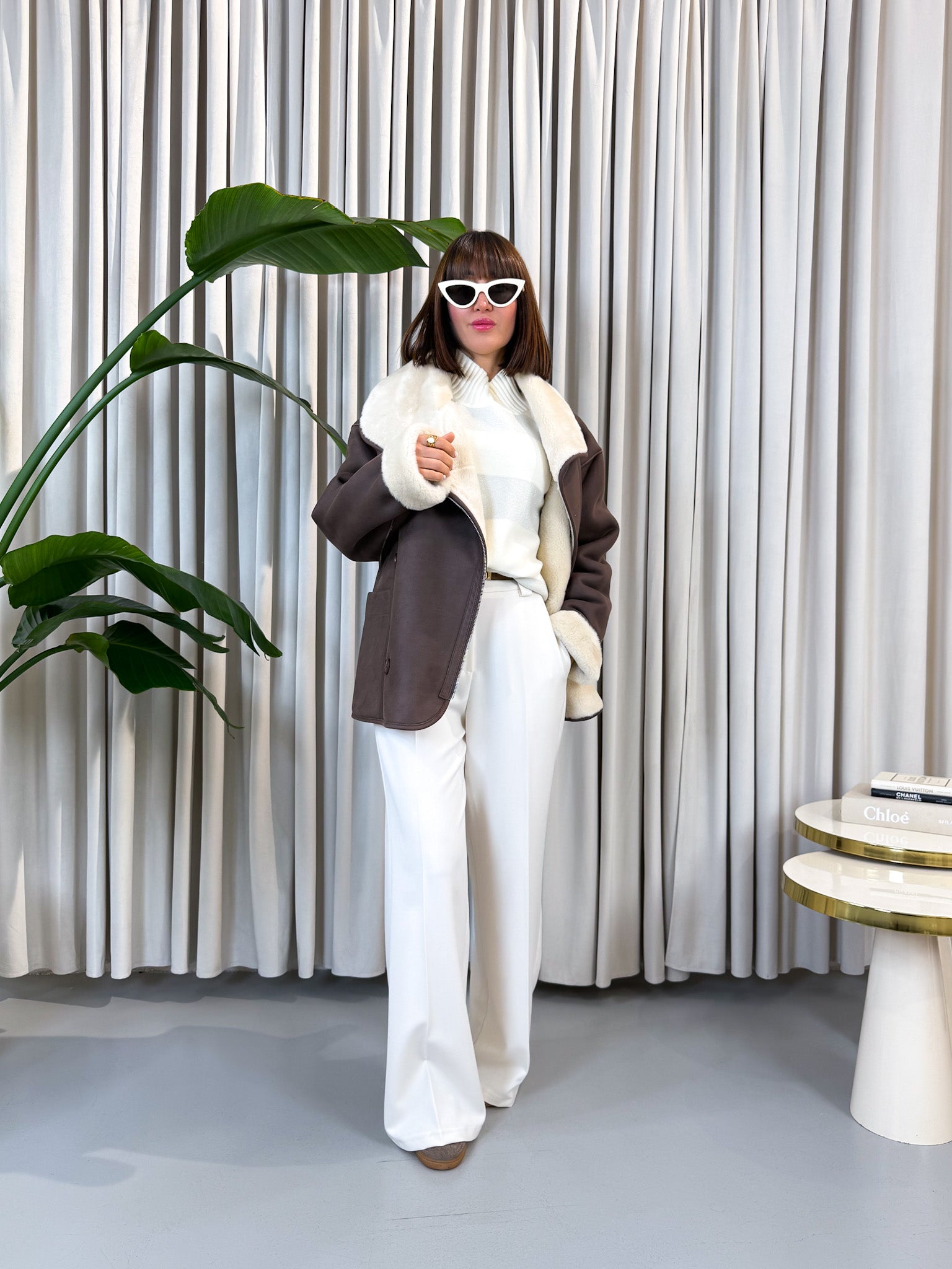 Eco montone cioccolato