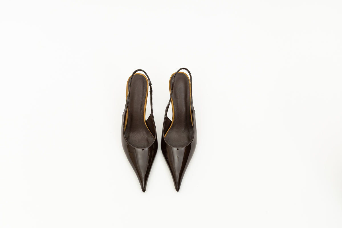 Slingback Nizza cioccolato