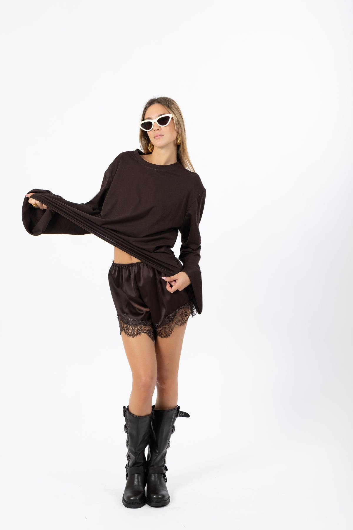 Maglia over con spalline