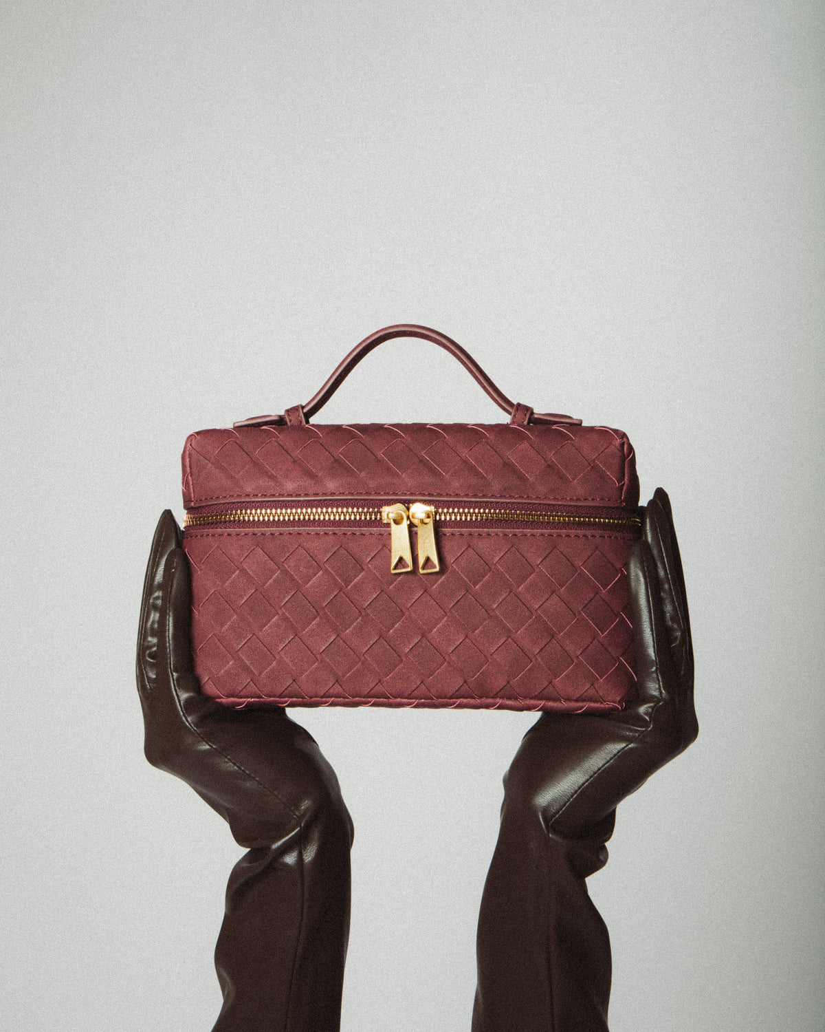 Borsa intrecciata Jessi suede
