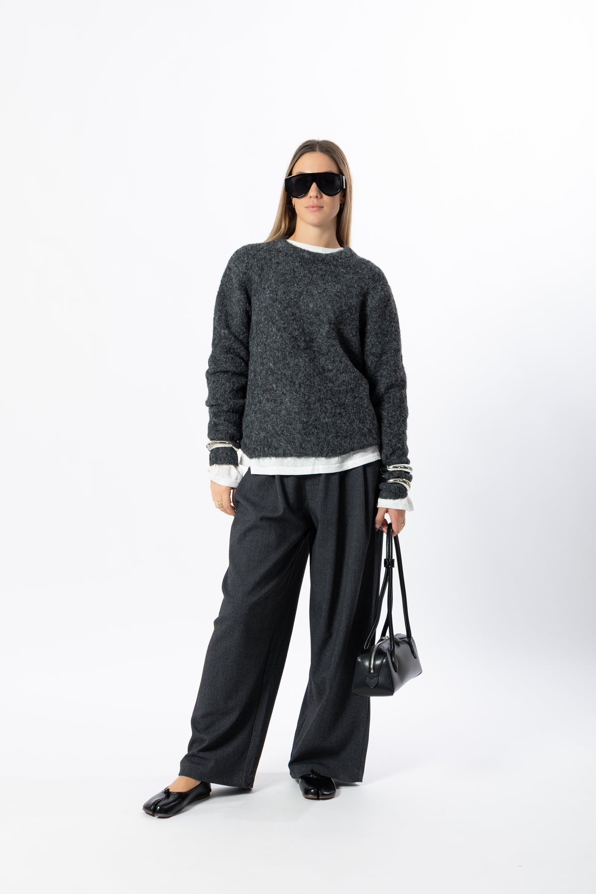 Pantalone sartoriale balloon grigio