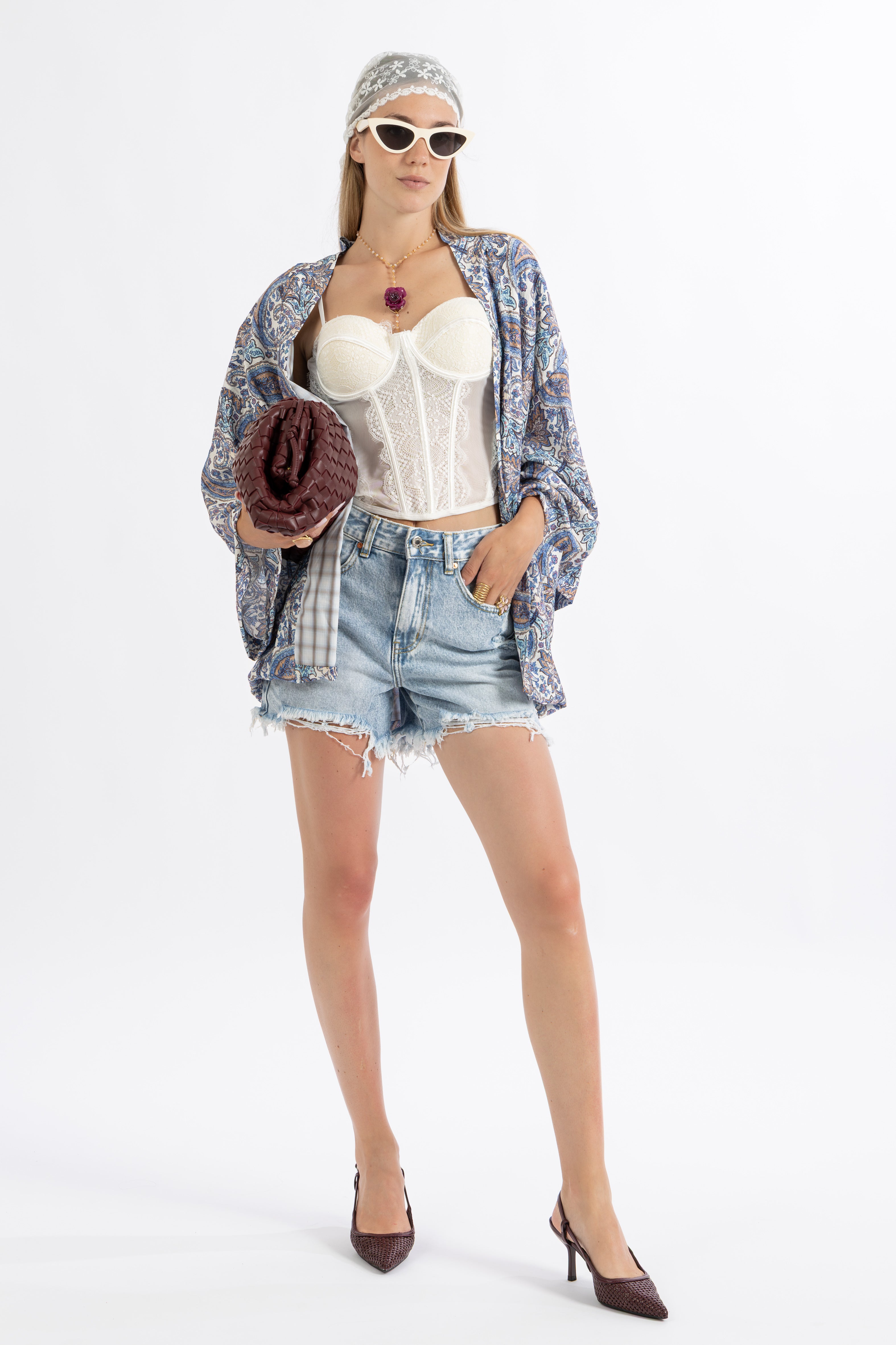 Short denim chiaro