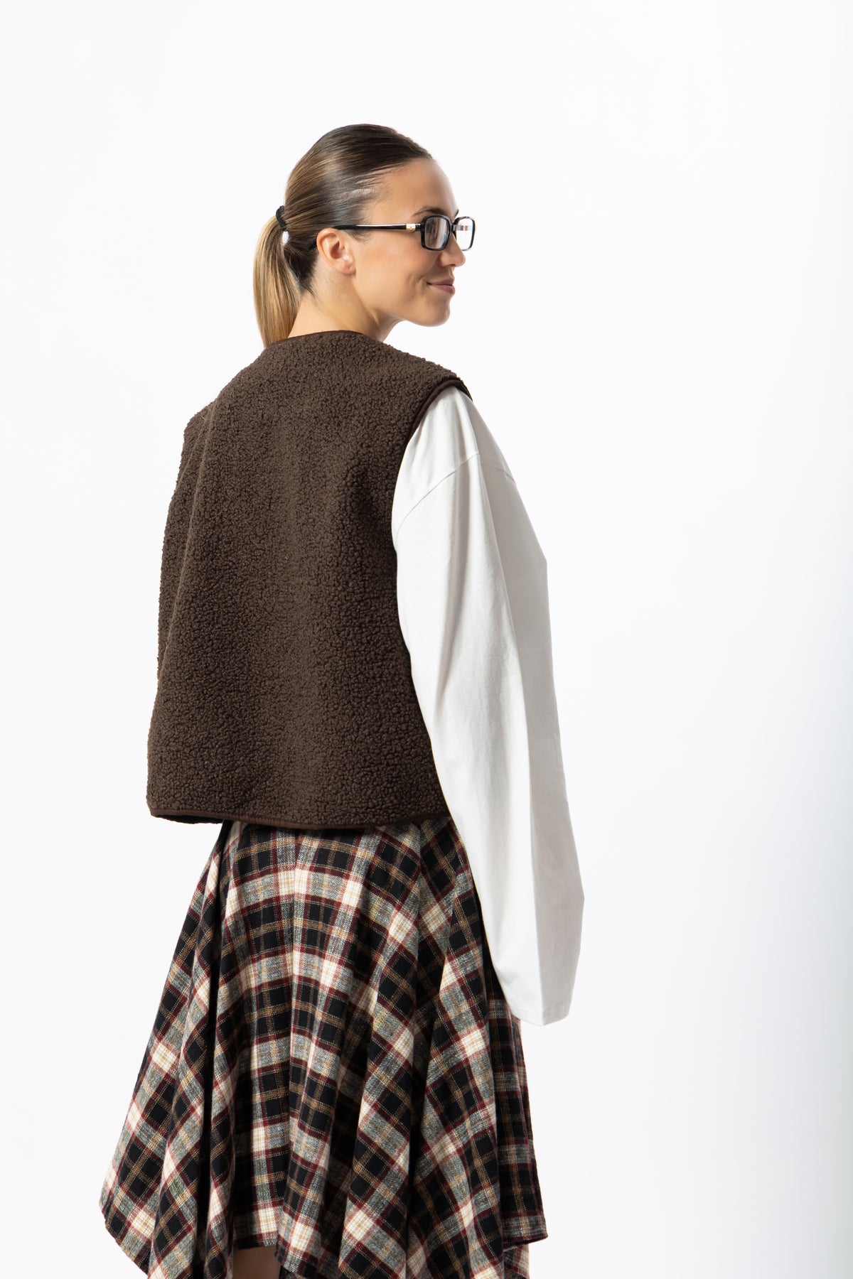 Gilet Teddy cioccolato