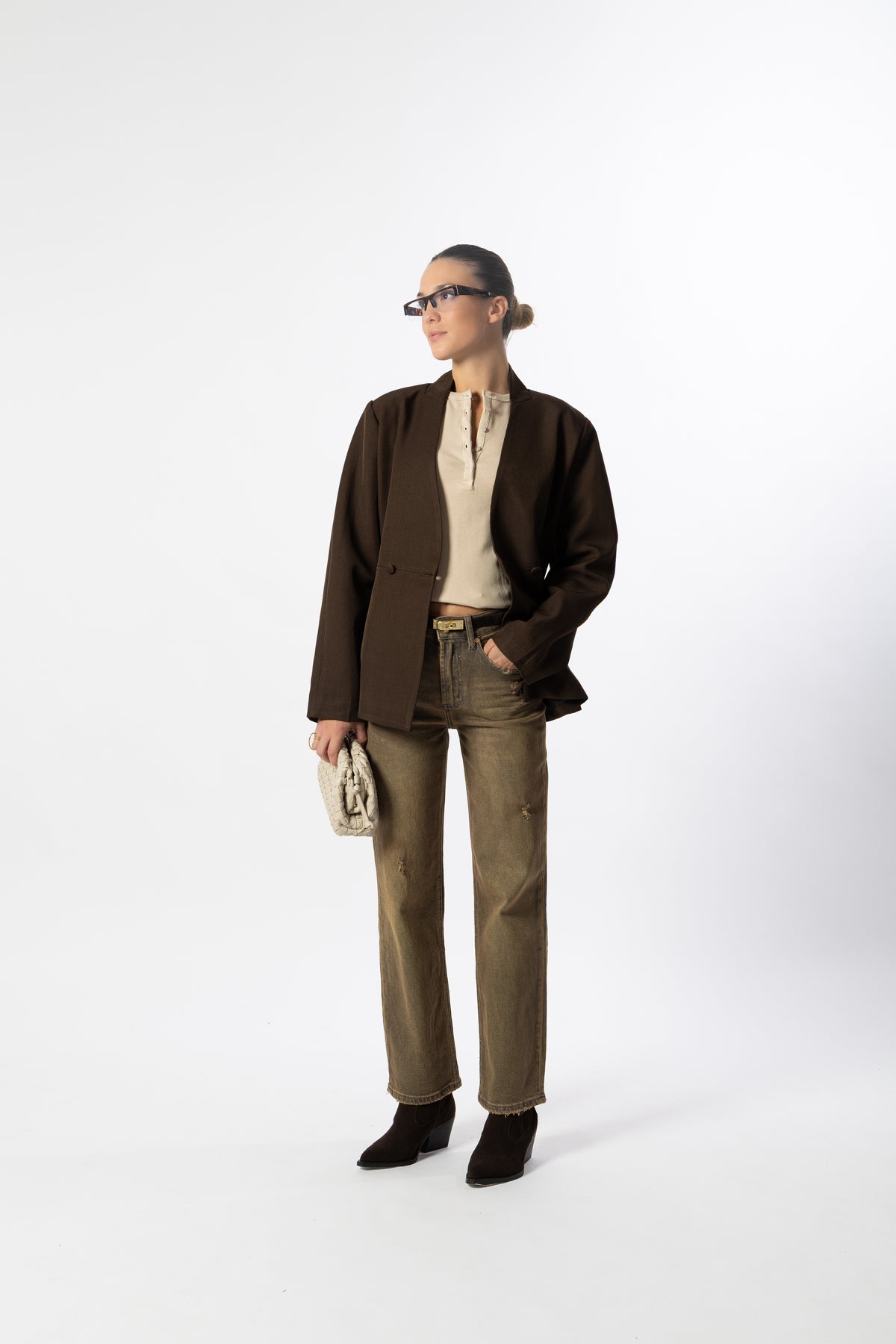 Jeans regular fit caramel
