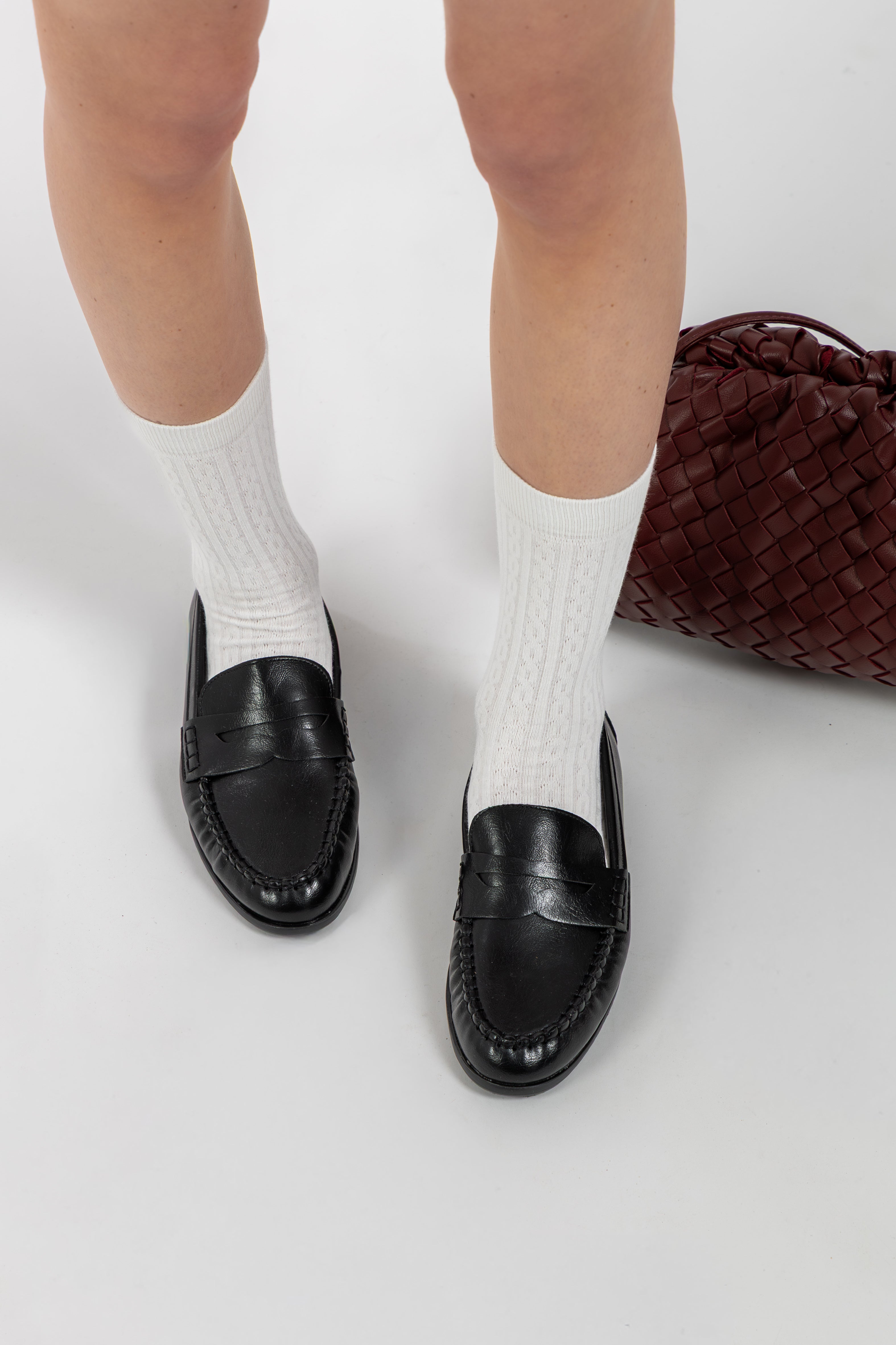 Mocassino simil pelle
