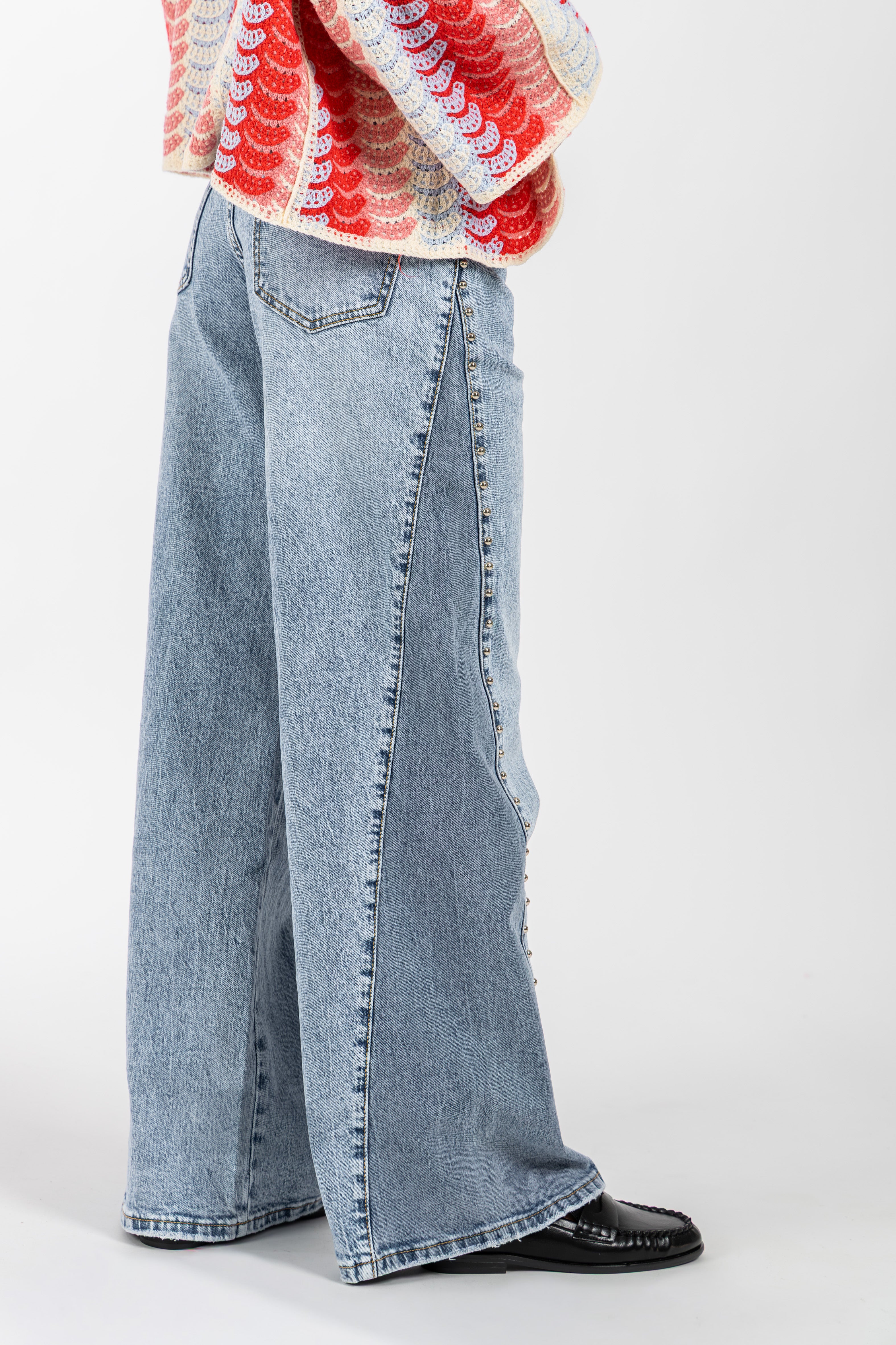 Jeans borchie