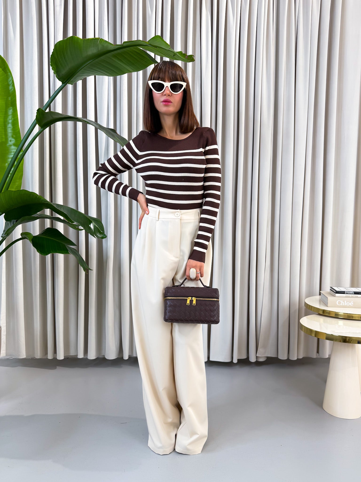 Pantalone sartoriale burro