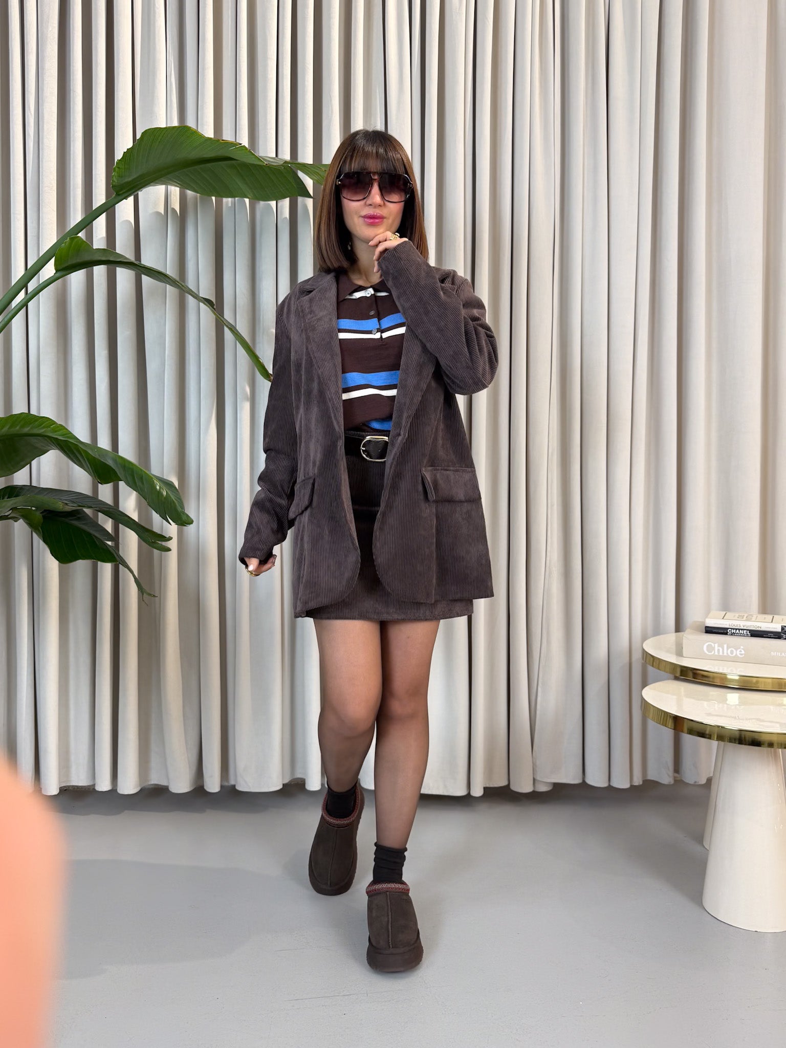 Giacca in velluto a coste