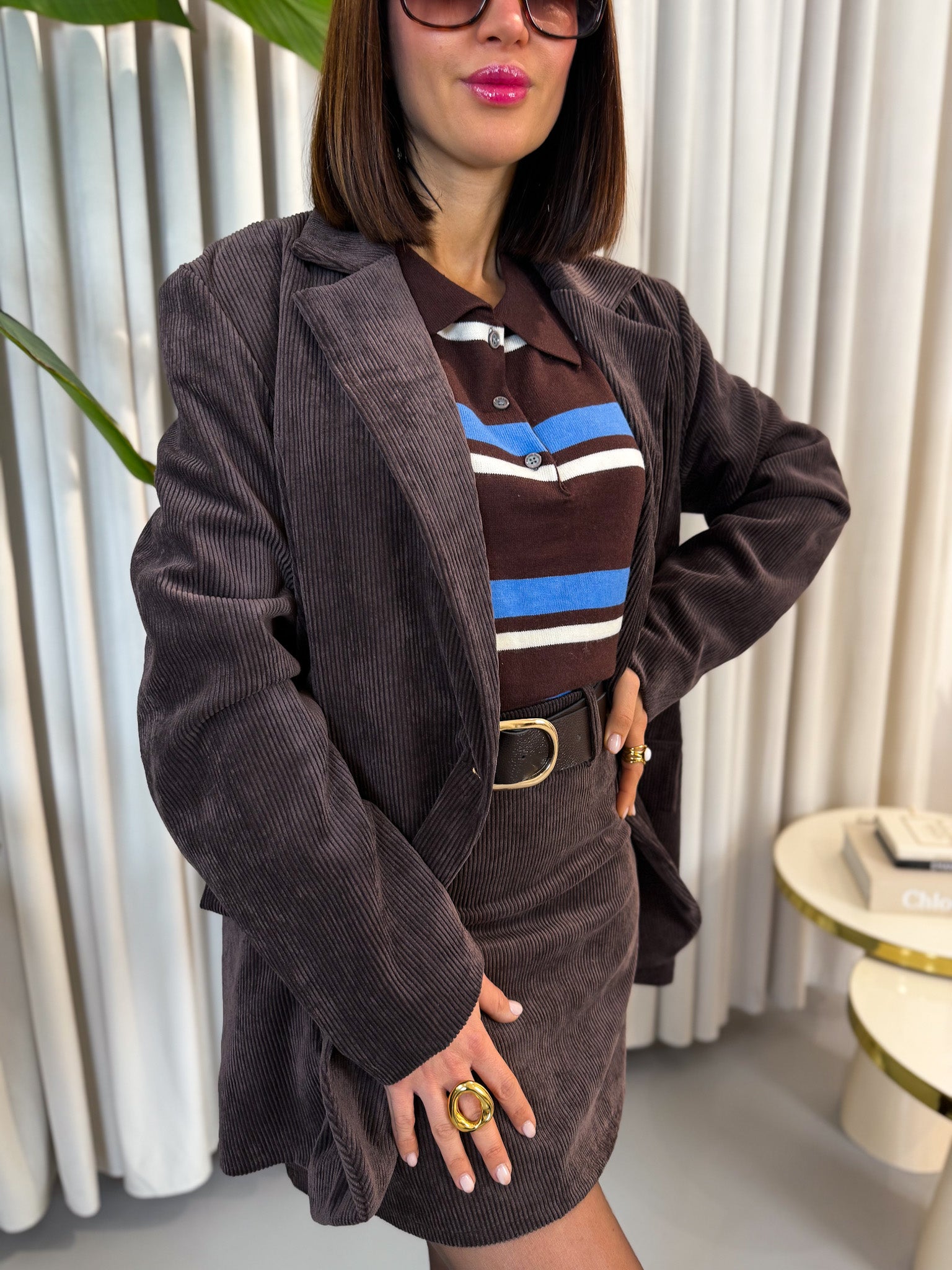 Giacca in velluto a coste