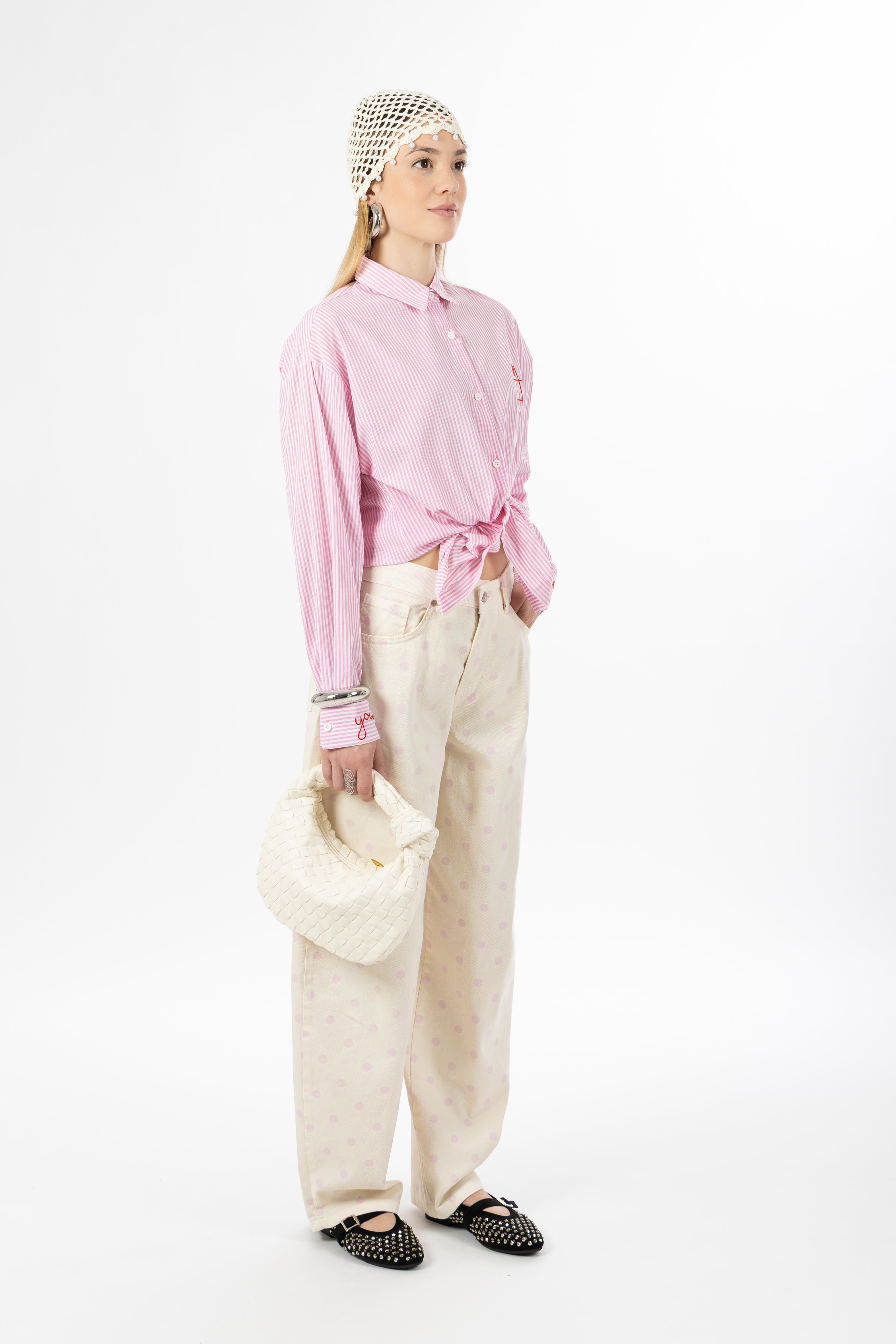 Camicia tris love rosa