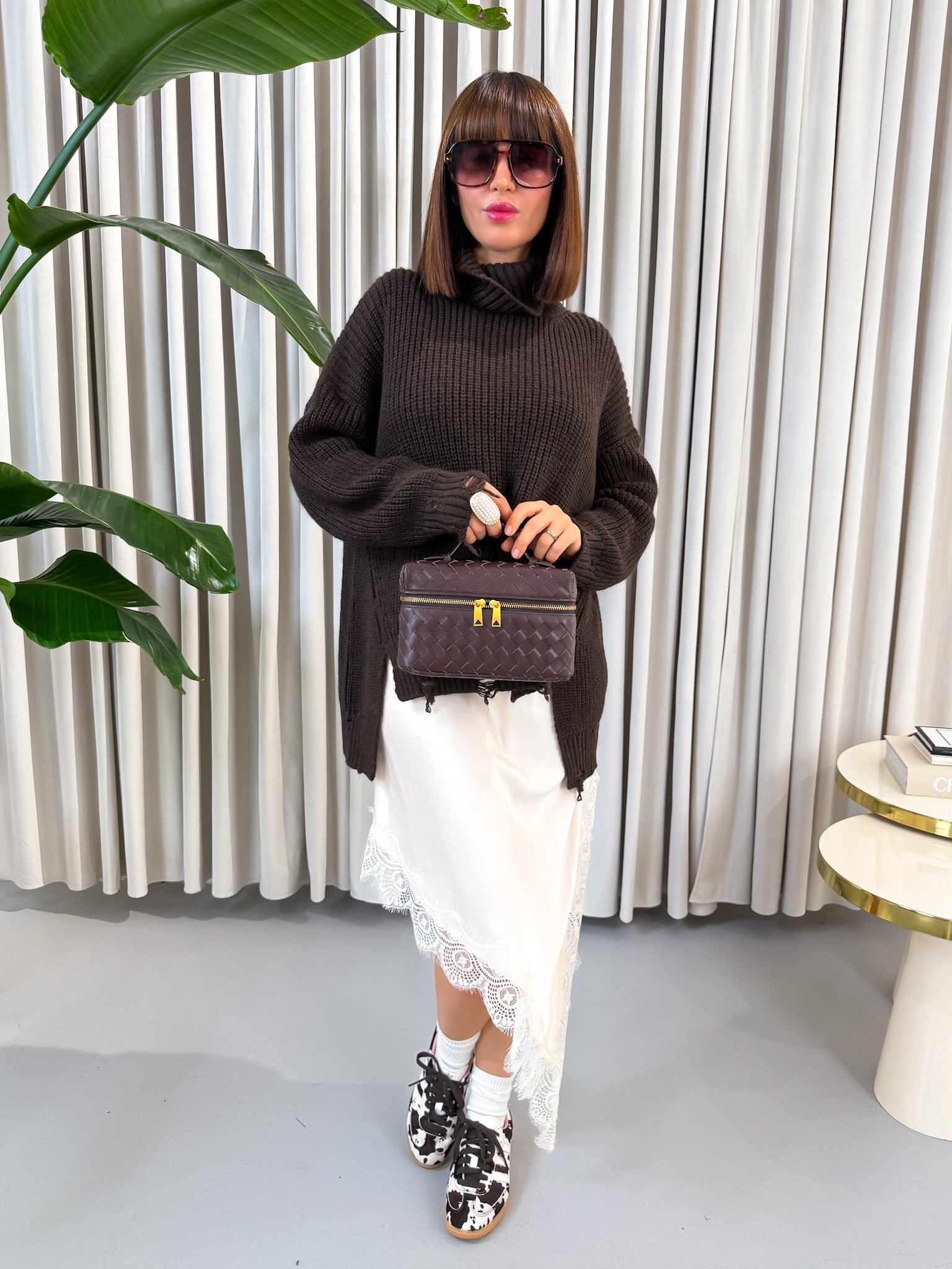 Maglione rotture cioccolato