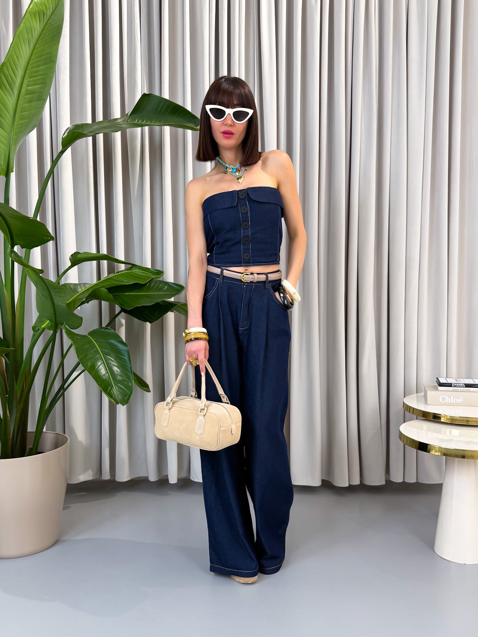 Coordinato in denim