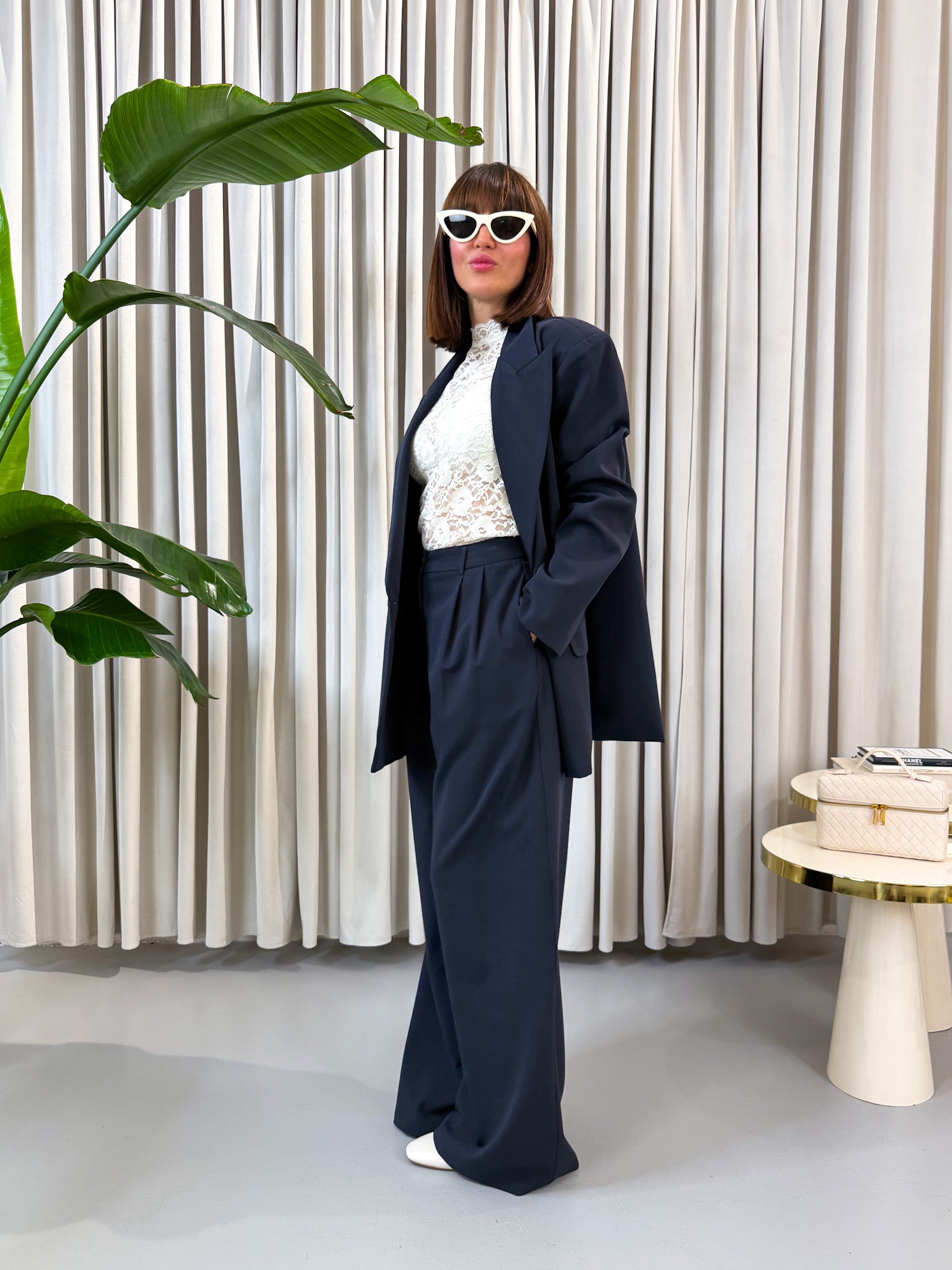 Pantalone sartoriale blu