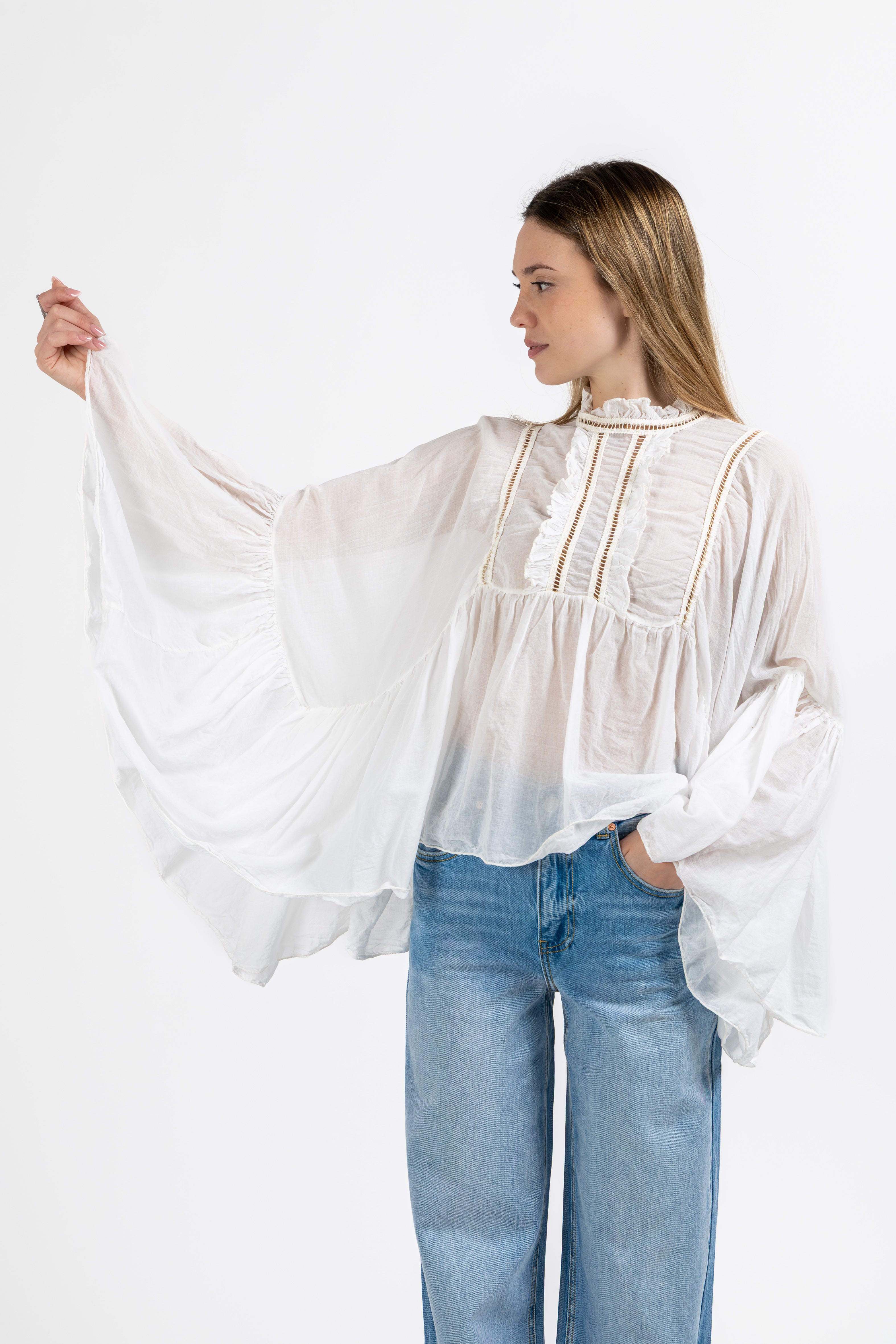 Blusa Melany bianco