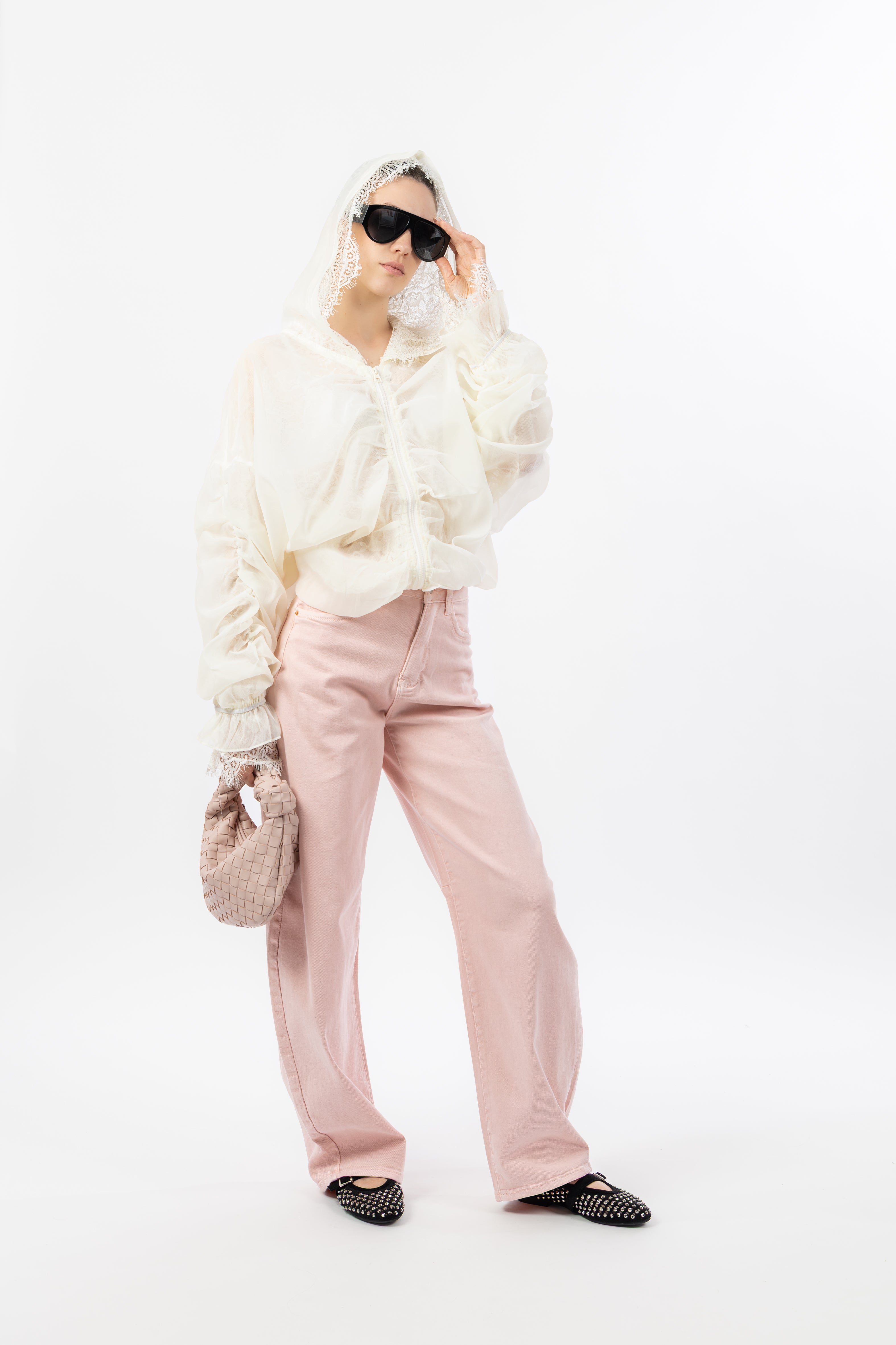 Jeans balloon rosa