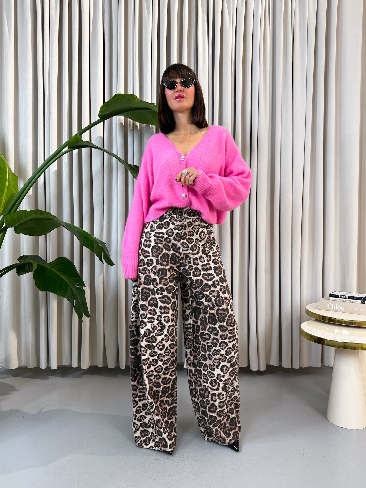 Jeans balloon animalier