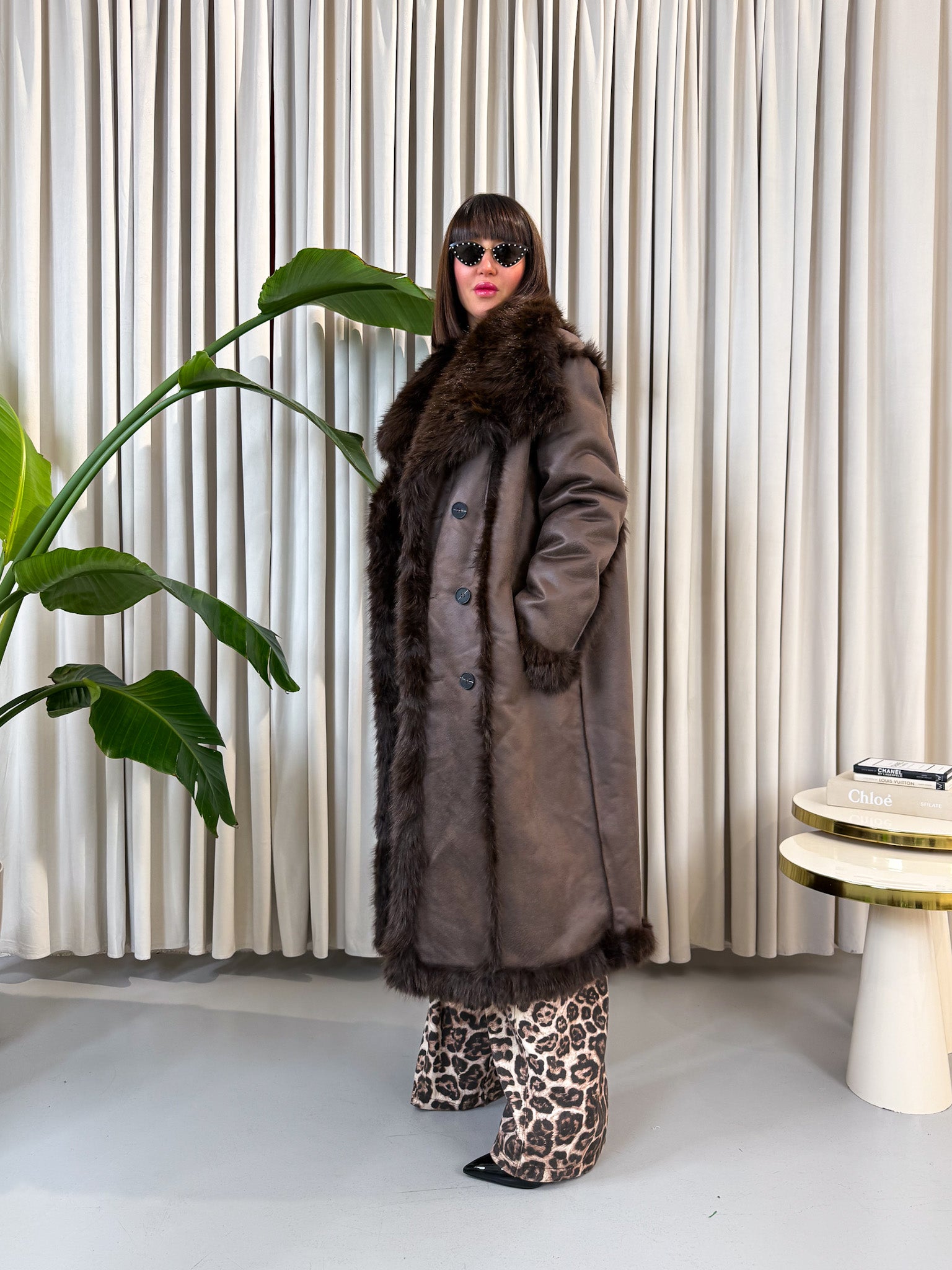 Eco montone lungo reversibile