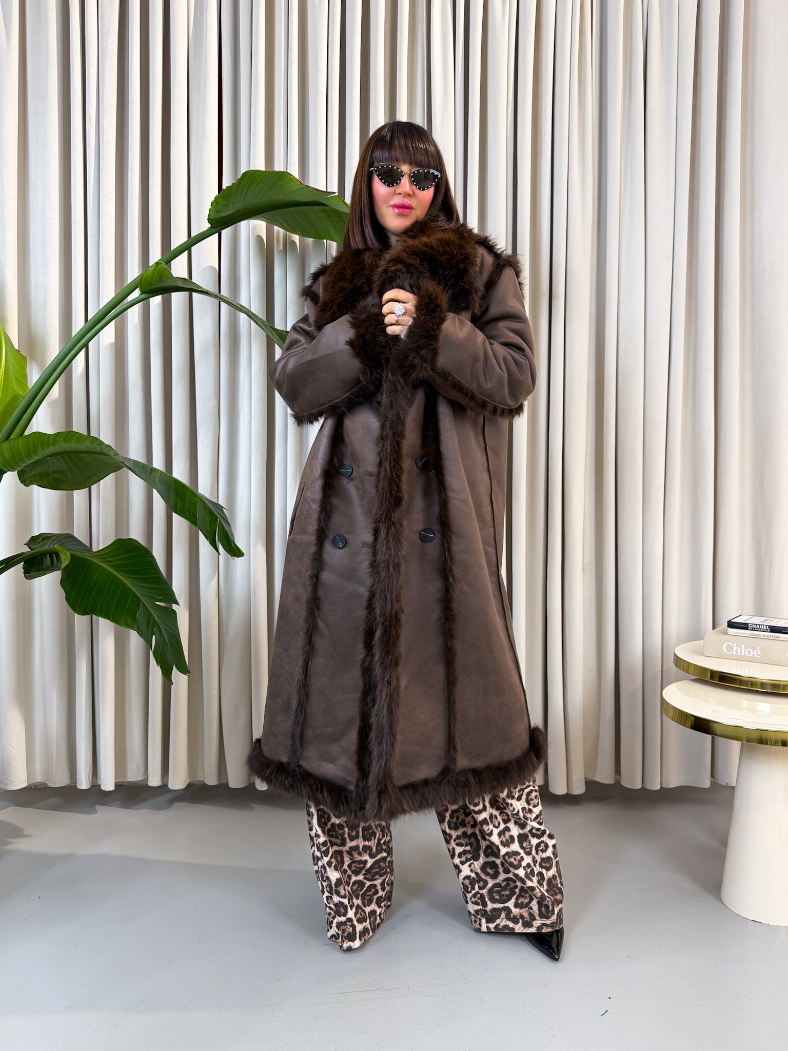 Eco montone lungo reversibile