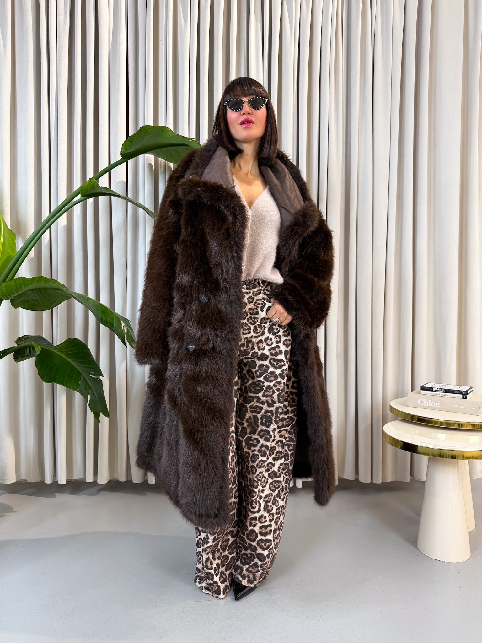 Eco montone lungo reversibile