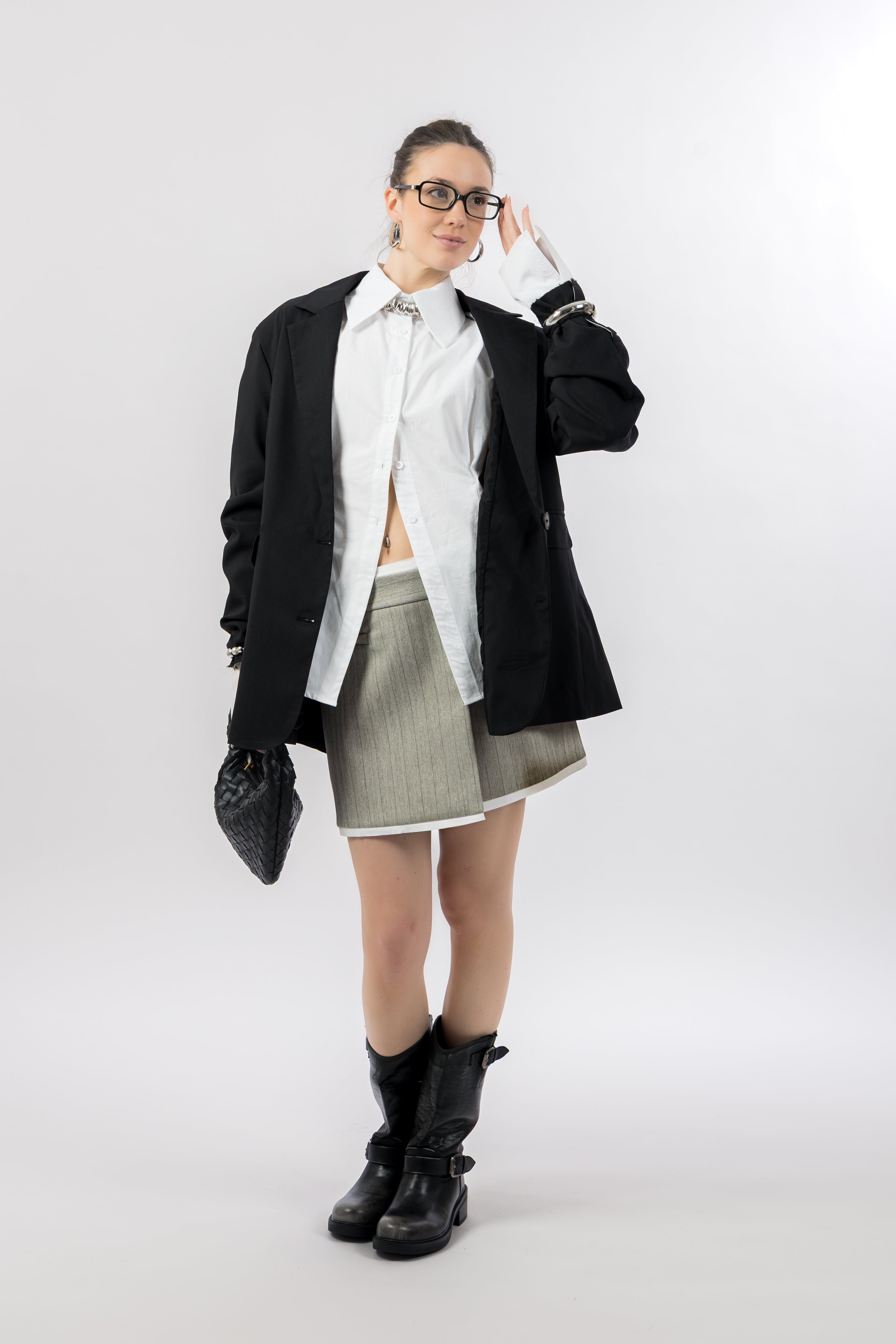 Blazer over nero