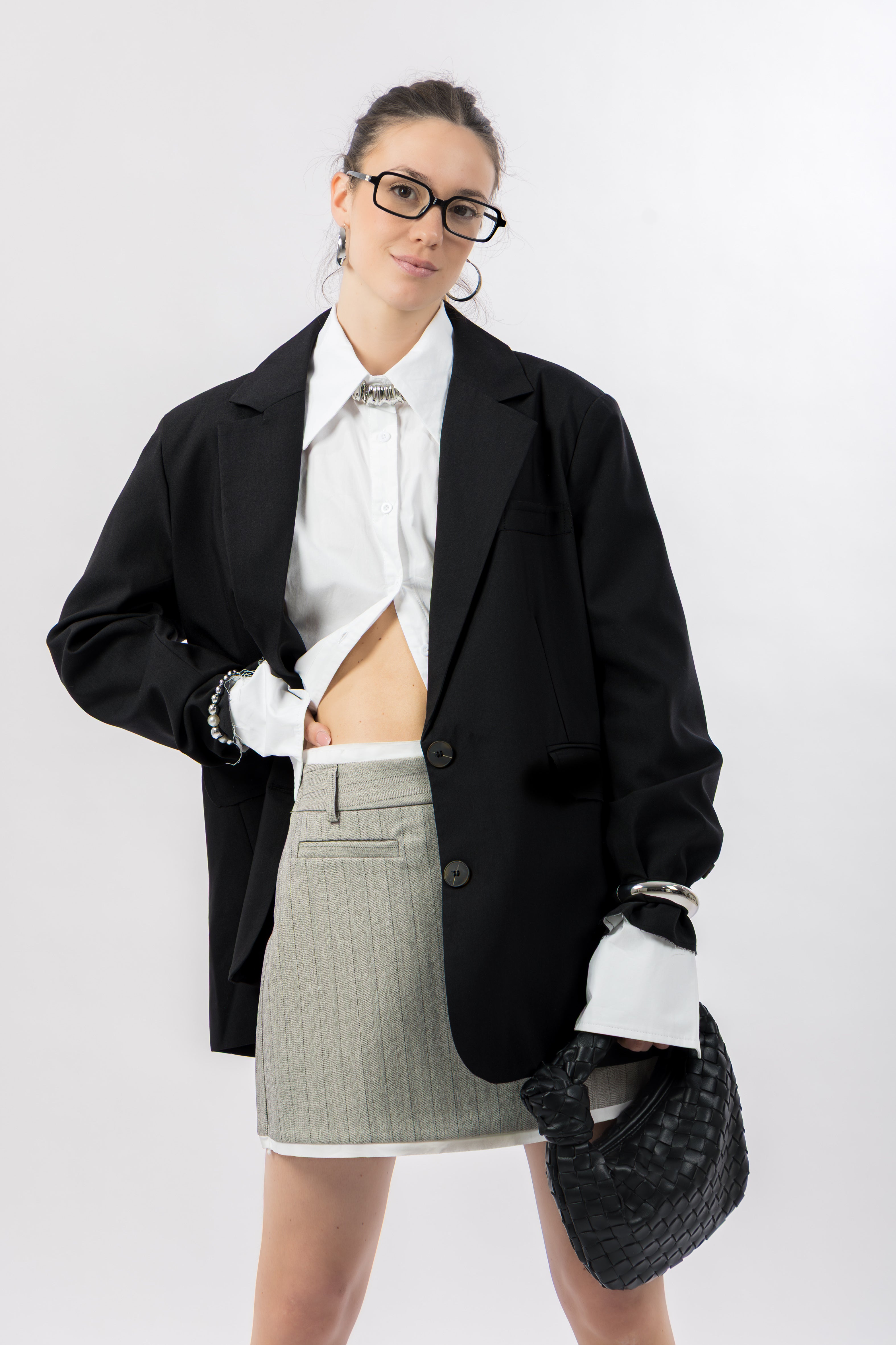 Blazer over nero