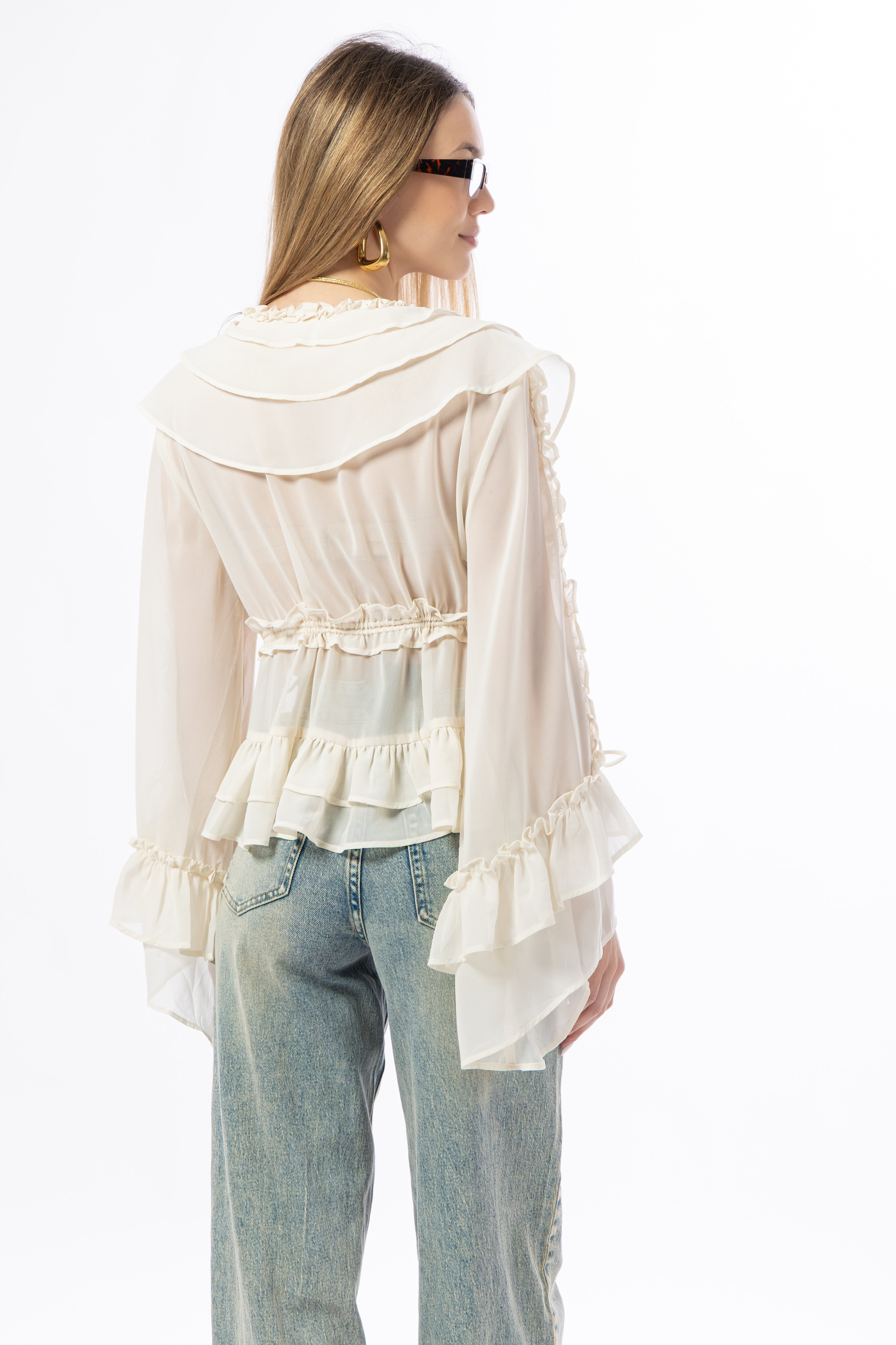 Blusa balze burro