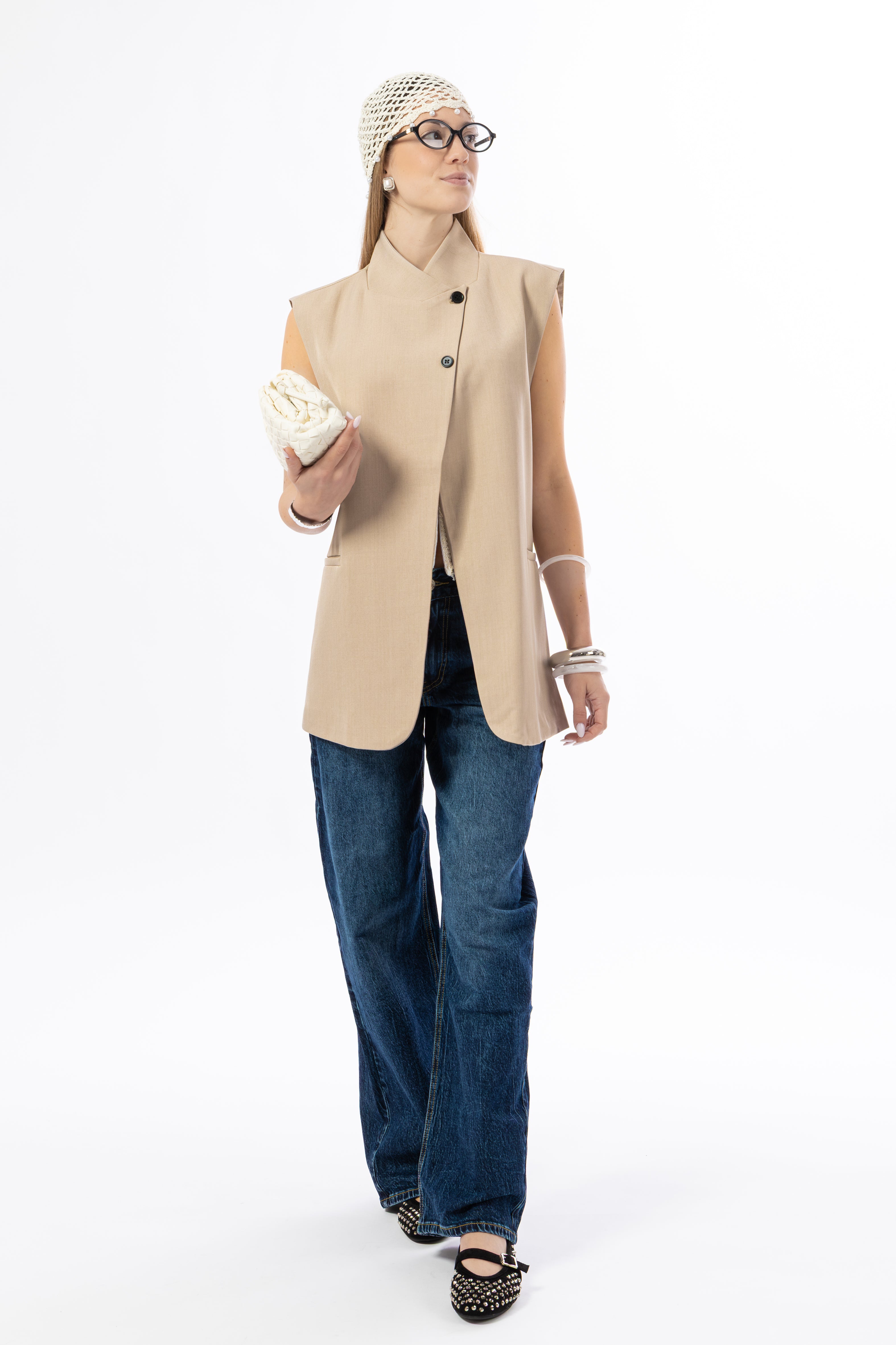 Gilet beige