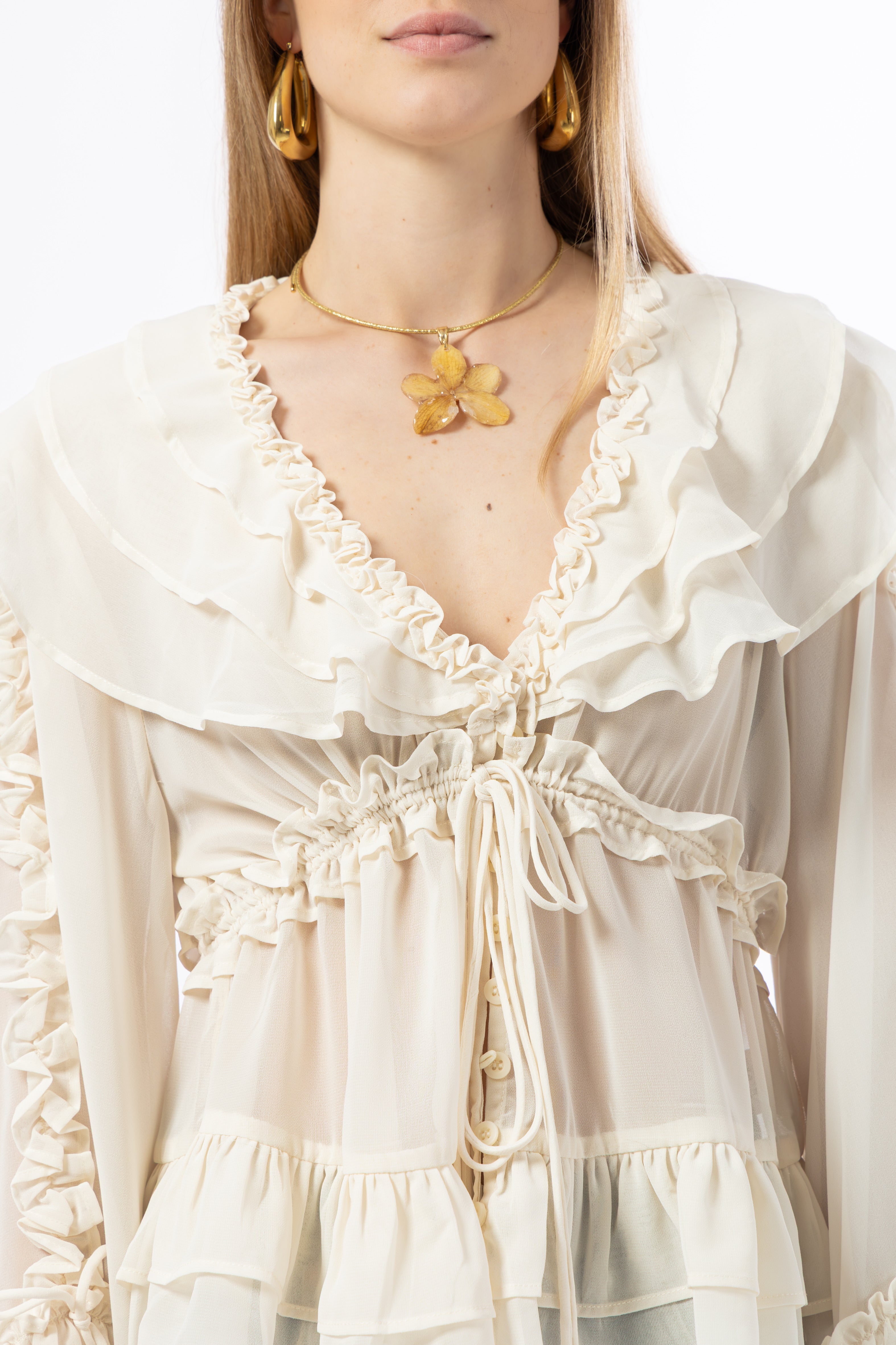 Blusa balze burro