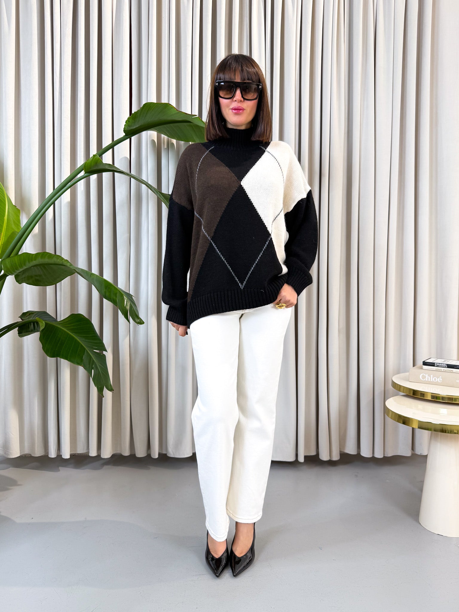 Jeans regular fit bianco