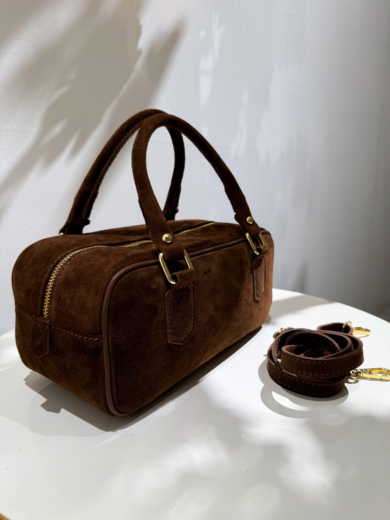 Borsa Nina in suede