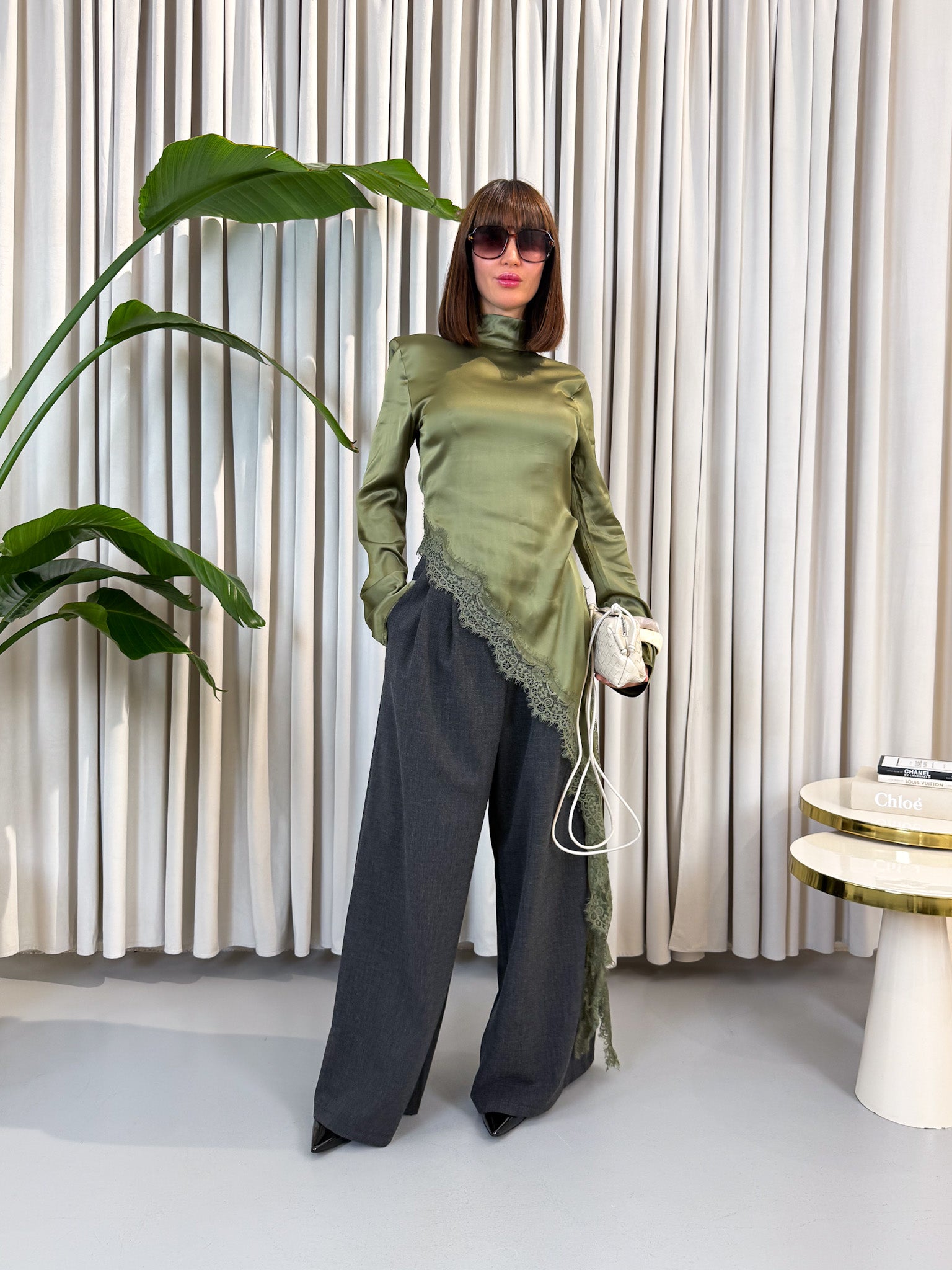 Pantalone sartoriale antracite